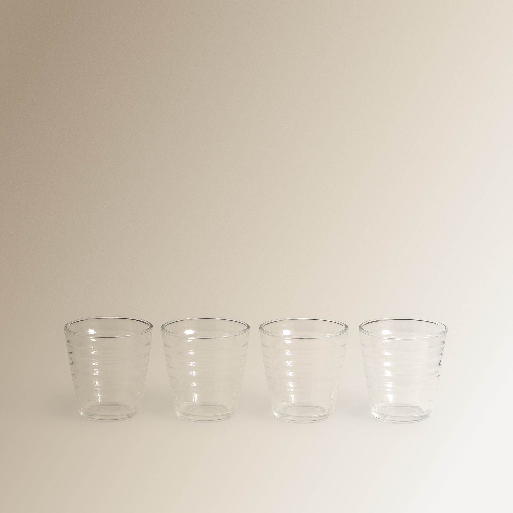 Imagen 0 de Juego de 4 vasos bajos de vidrio Buble Basics El Corte Inglés