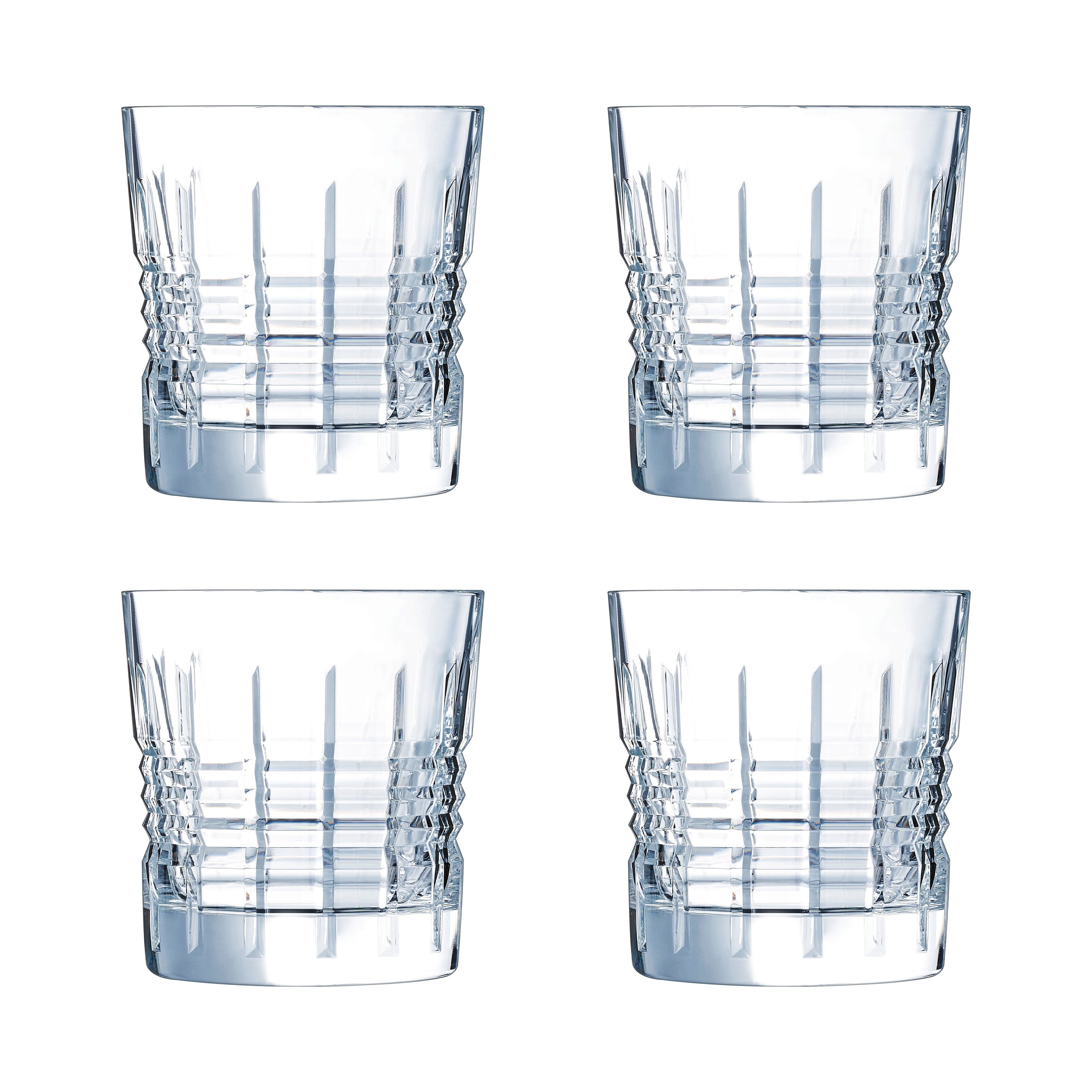 Imagem 0 de Conjunto de 4 Copos Baixos de Cristal Rendez-Vous