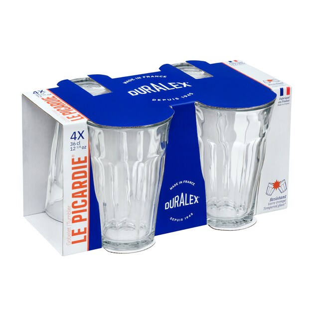 Imagen 0 de Juego de 4 vasos de agua altos Picardie Duralex