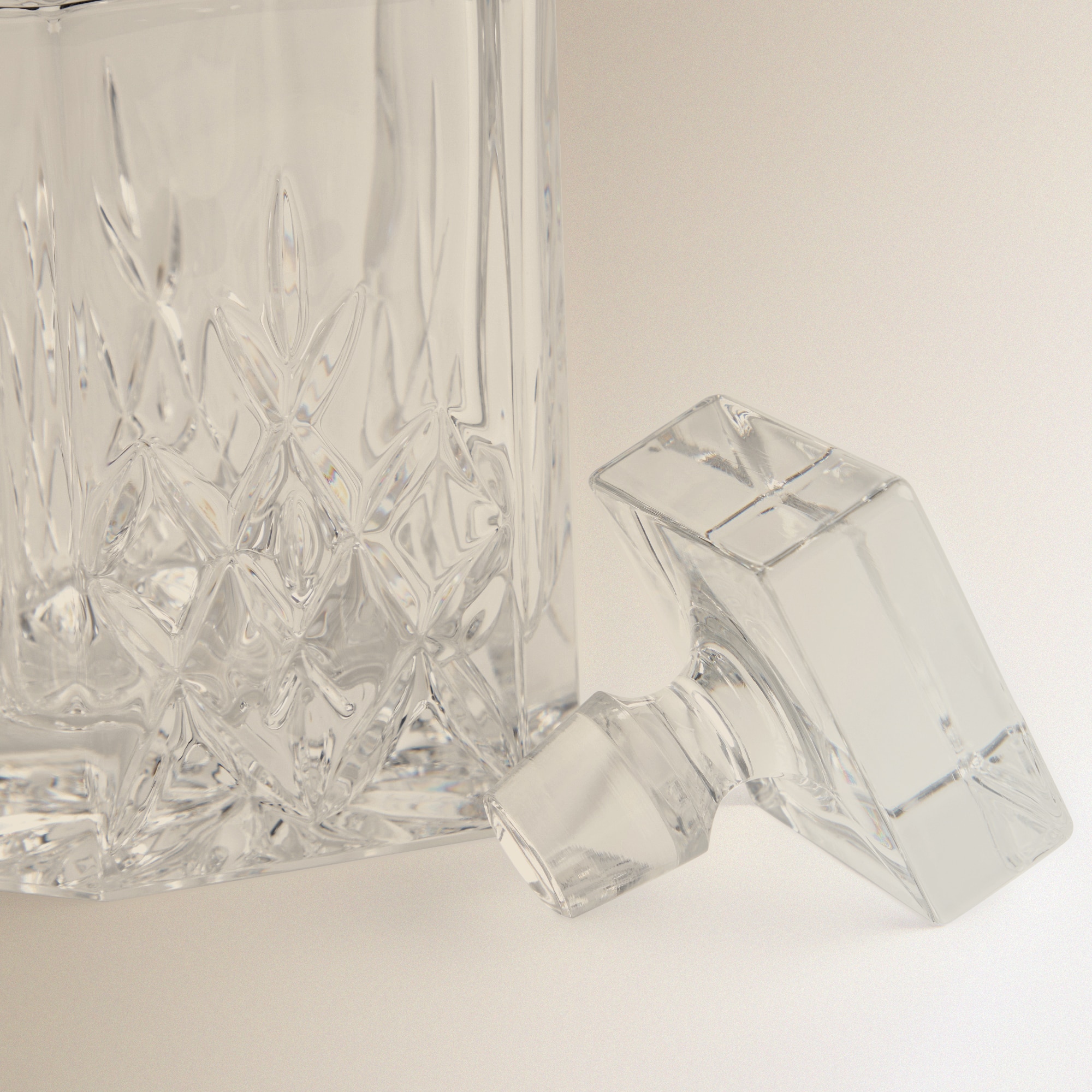 Conjunto de 6 Copos de Whisky e Garrafa Devon Transparente-4