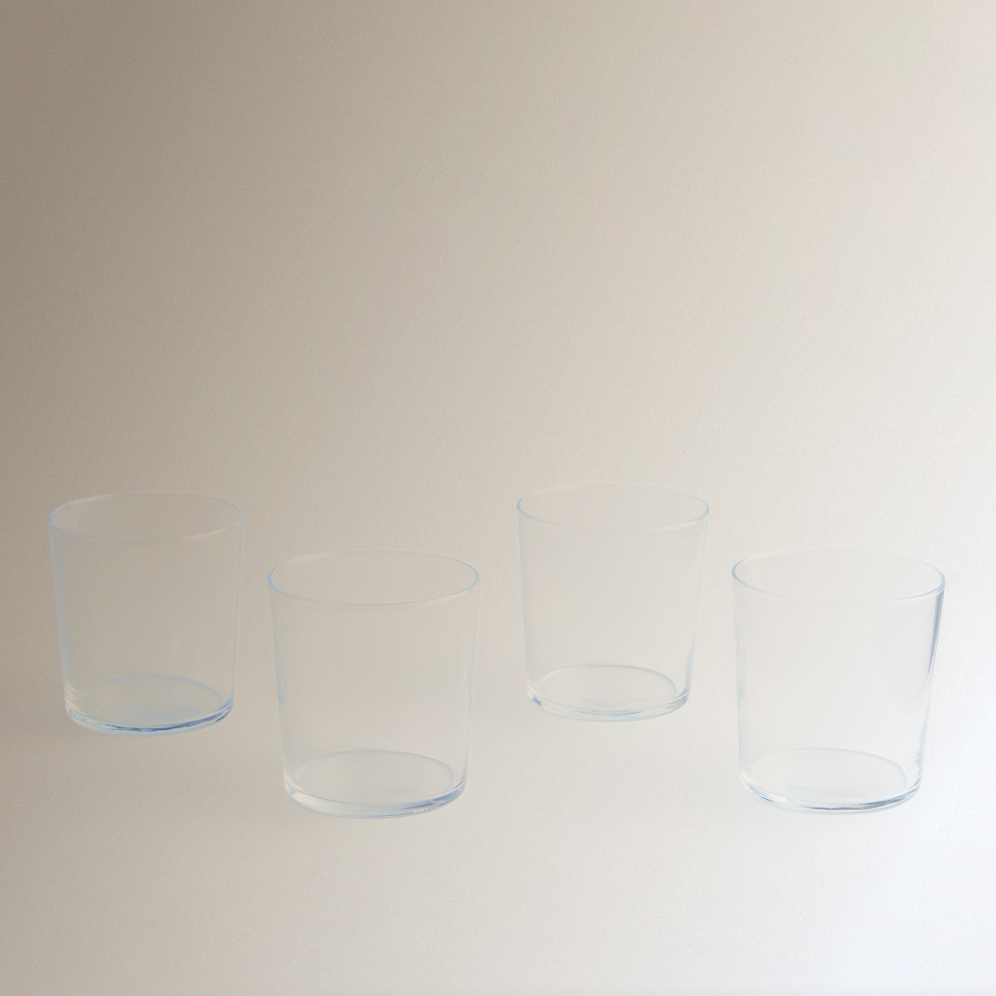 Juego de 4 vasos de pinta Glasgow Transparente-2