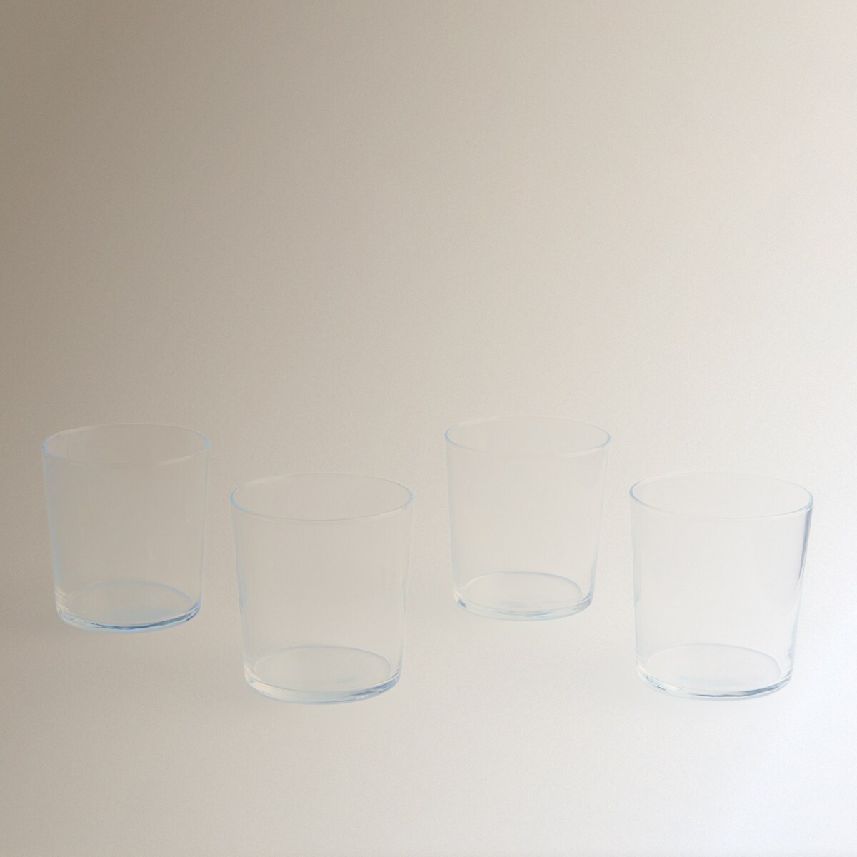 Juego de 4 vasos de pinta Glasgow Transparente-2