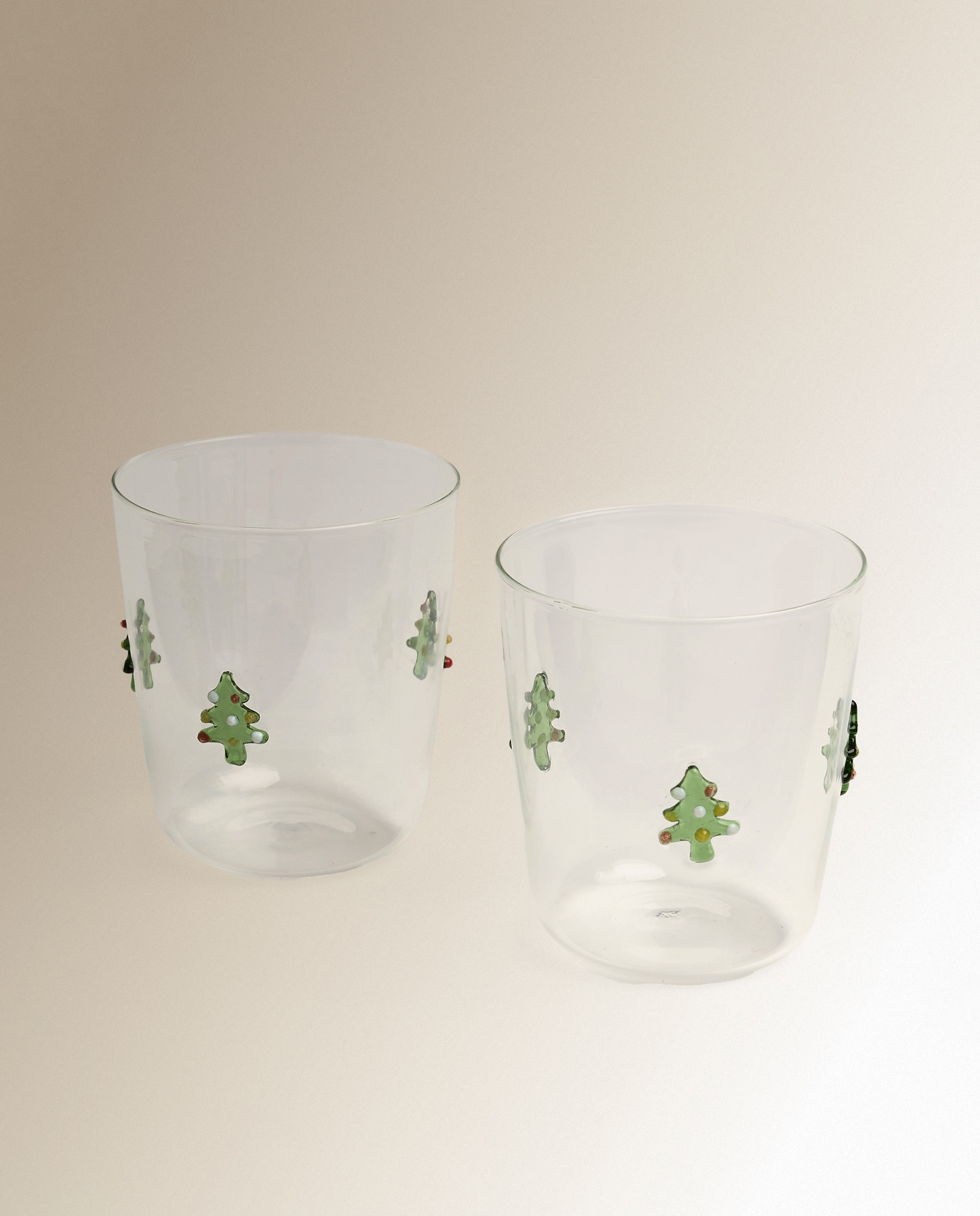 Conjunto de 2 Copos de Água de Borossilicato Tree Verde-5