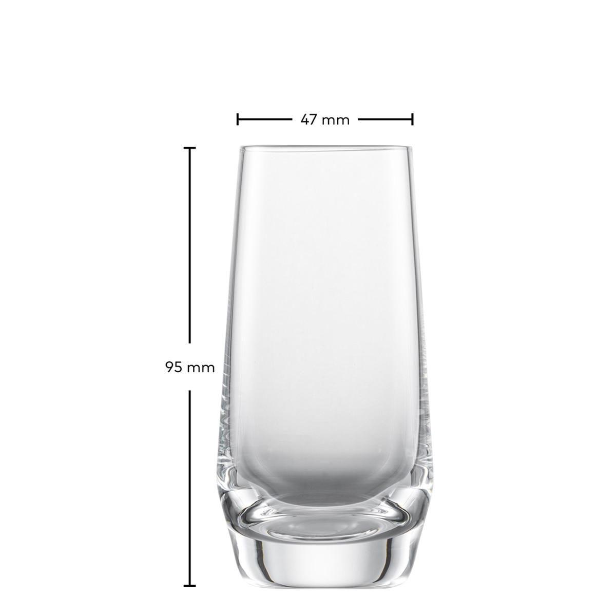 Juego de 4 vasos de chupito de cristal Pure Zwiesel Glas - Transparente Transparente-5