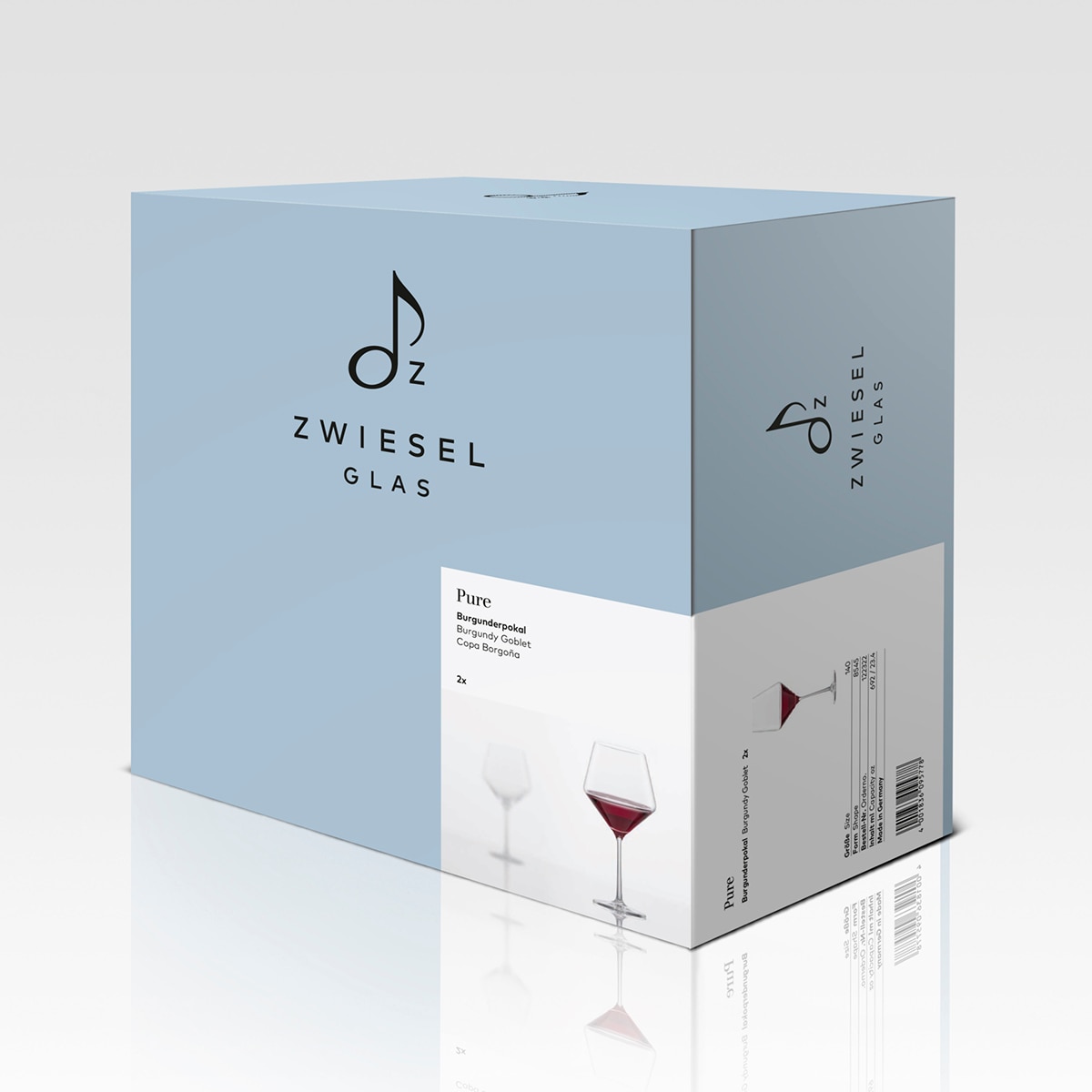 Juego de 2 copas de vino tinto Borgoña Pure Zwiesel Glas - Cristal Cristal-7