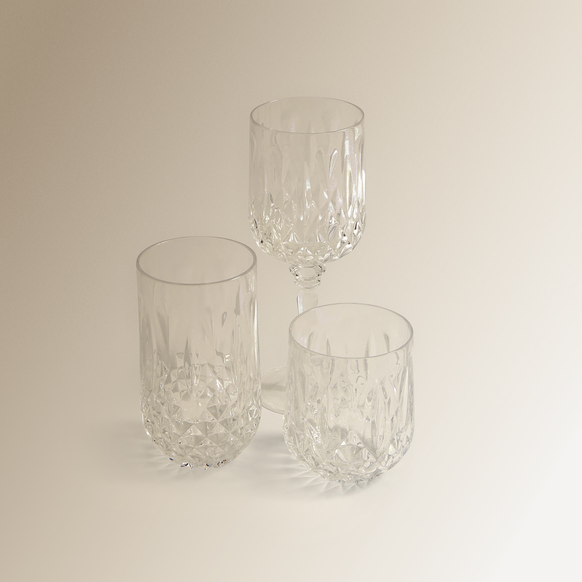 Copo de Vinho em Acrílico Clara Transparente-4