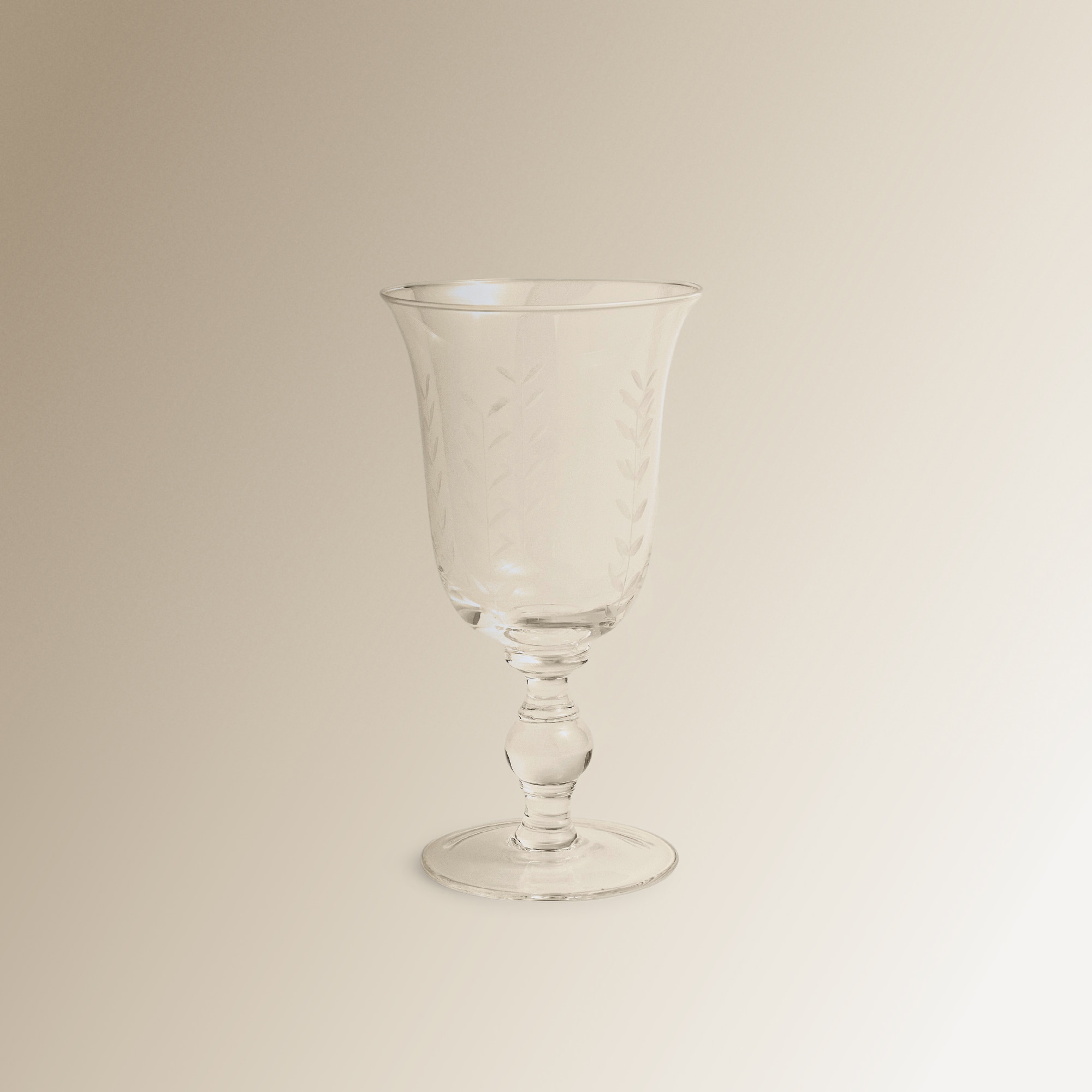 Copo de Vinho de Cristal Talhado à Mão Constanza Transparente-1