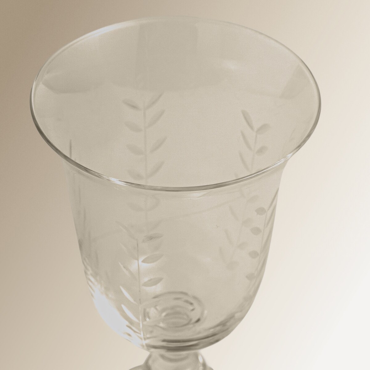 Copo de Vinho de Cristal Talhado à Mão Constanza Transparente-3