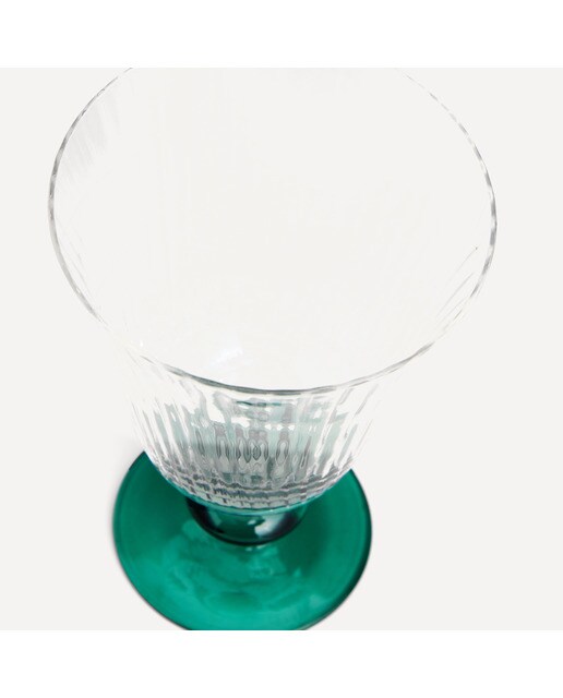 Copo de Vinho de Cristal Trieste Verde-2