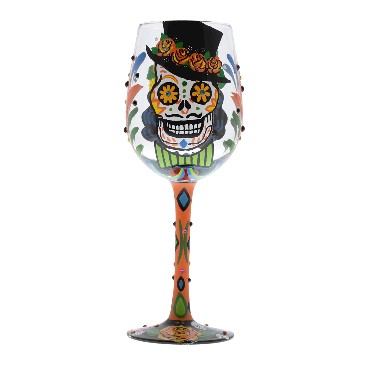 Imagem 0 de Copo de vinho Sugar Skulls