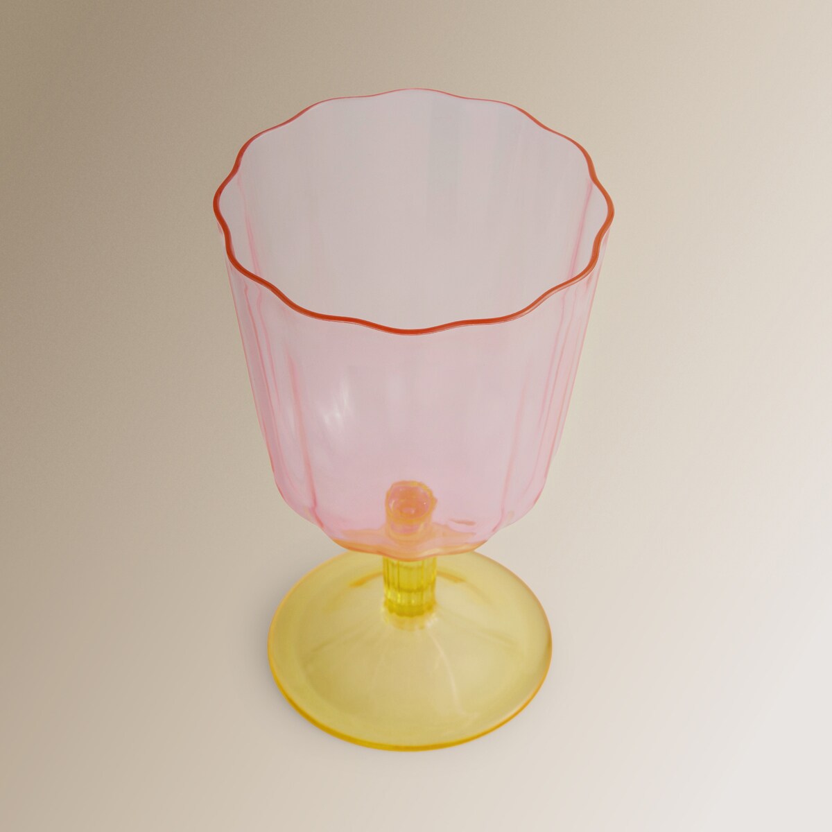 Copa bicolor Flower Market Basics El Corte Inglés Naranja-3