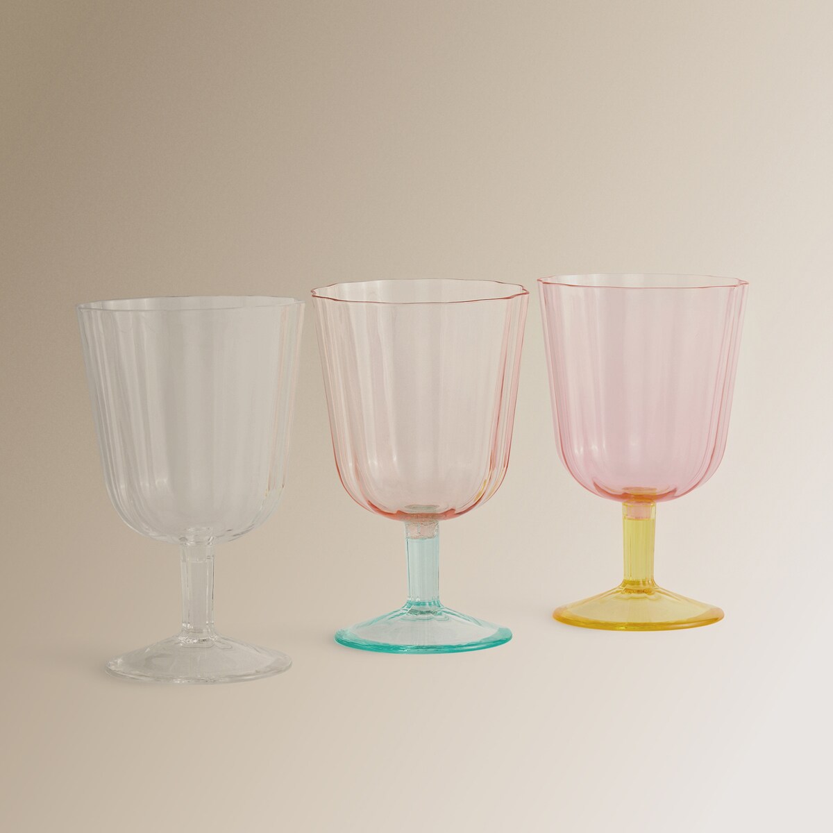 Copa bicolor Flower Market Basics El Corte Inglés Naranja-4