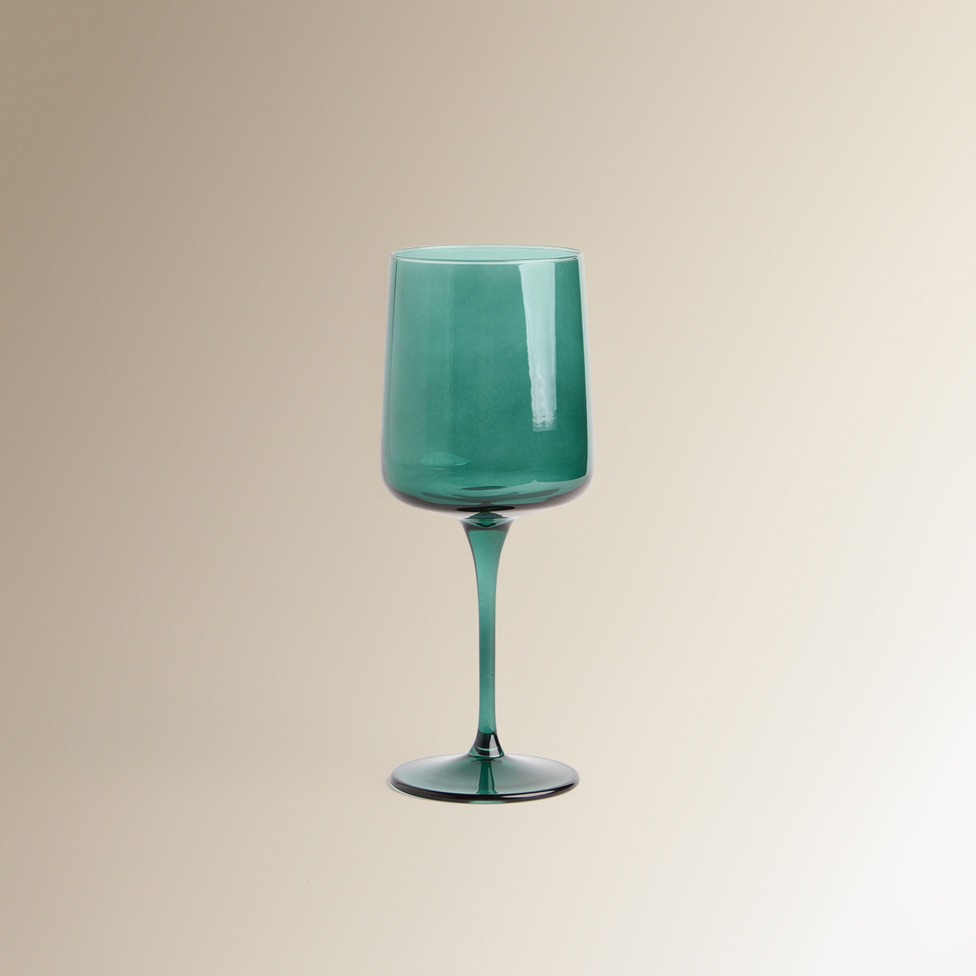 Copa de vino de vidrio Merli Verde-2