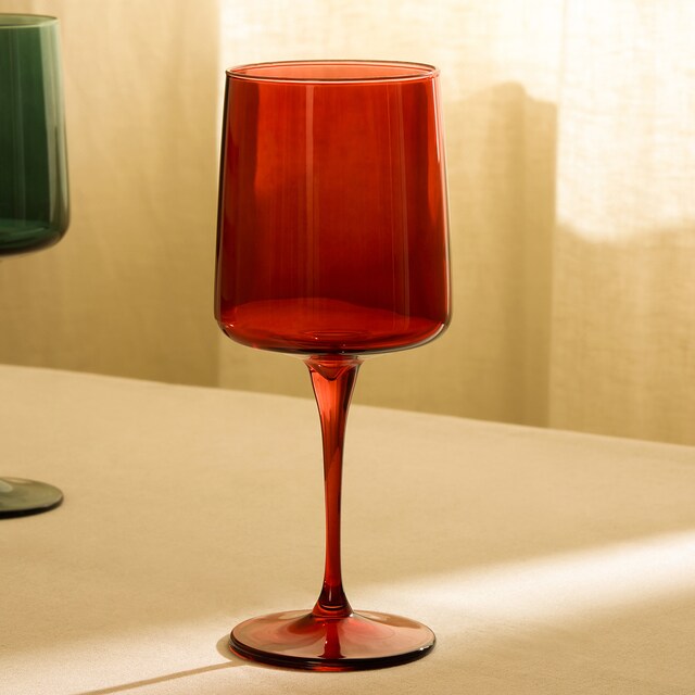 Imagen 0 de Copa de vino de vidrio Merli Navidad