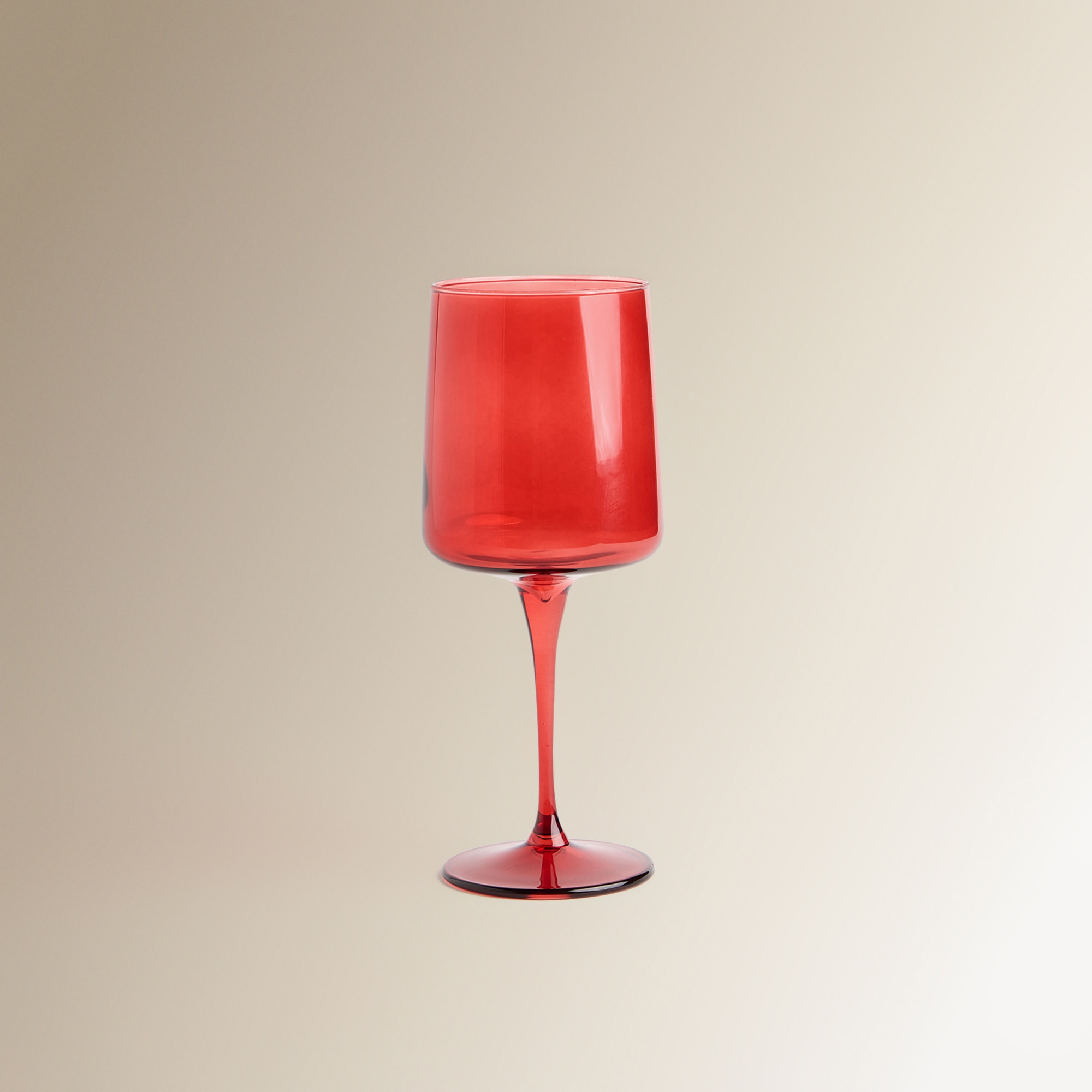 Copo de vinho em vidro Merli Vermelho-2