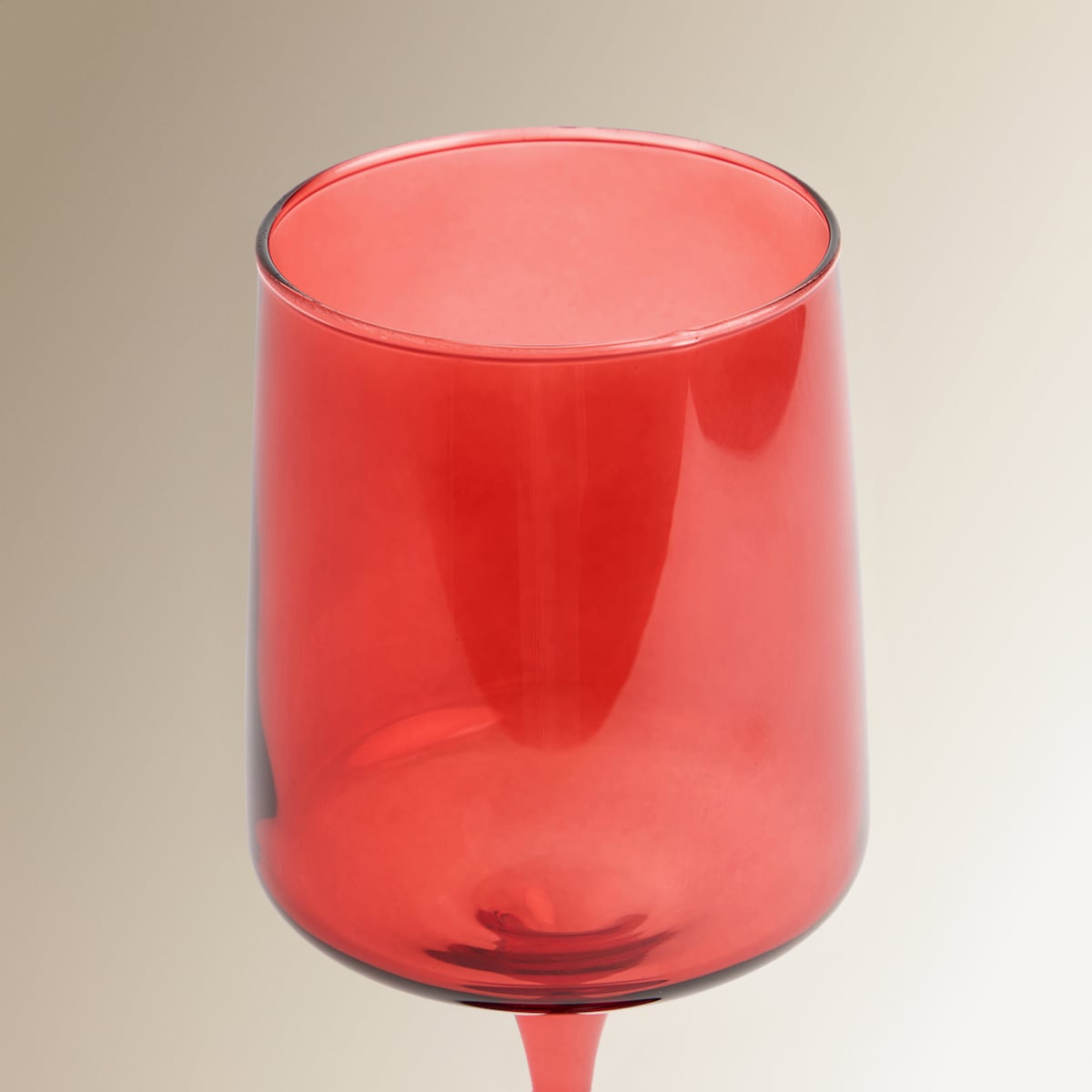 Copa de vino de vidrio Merli Navidad Rojo-3