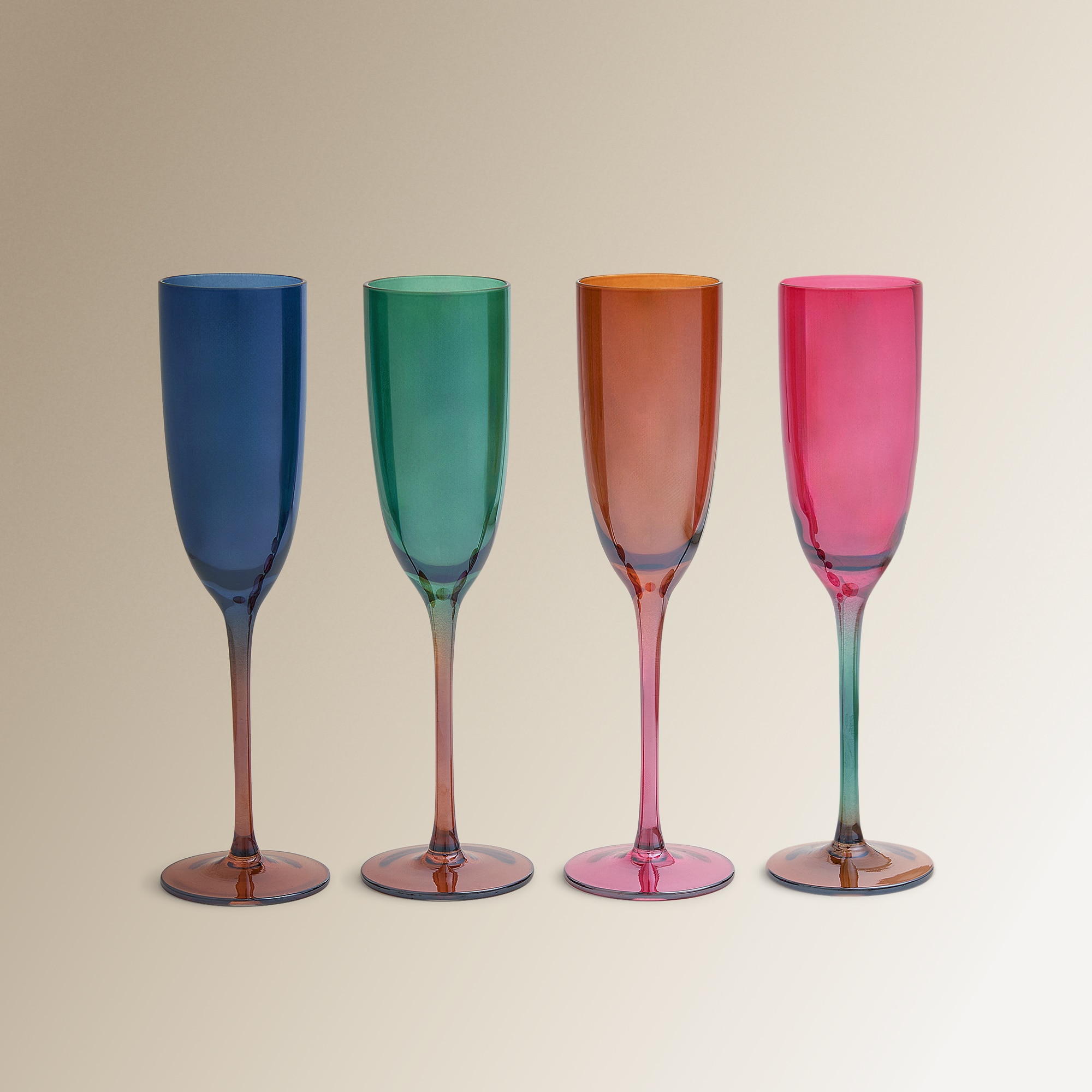 Imagem 0 de Conjunto de 4 Copos de Champanhe de Cristal Berlim