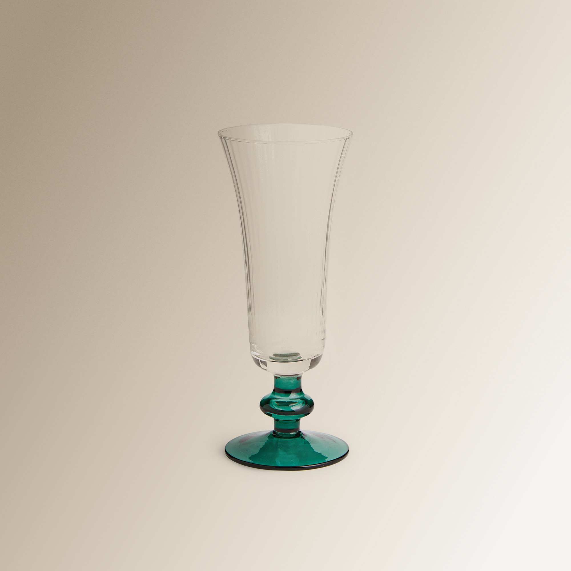 Copo de Champanhe de Cristal Trieste Verde-1