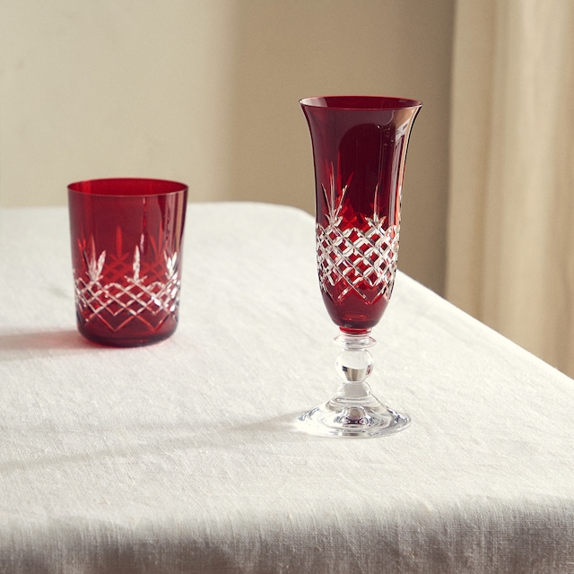 Imagem 0 de Copo de Champanhe de Cristal Talhado Innsbruck