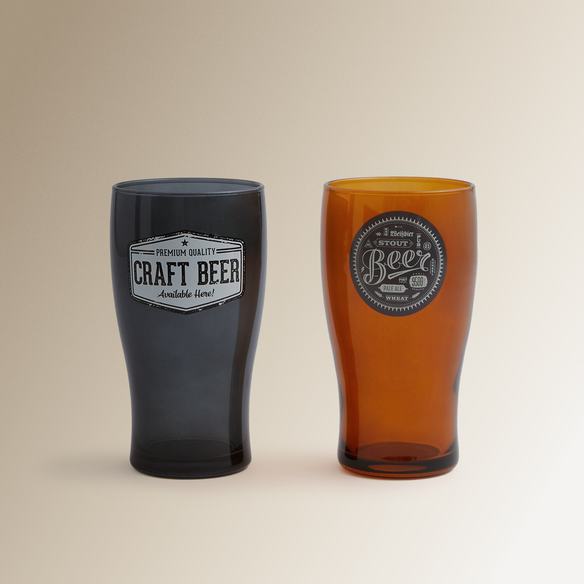 Vaso de cerveza Craft Basics El Corte Inglés Cristal-4