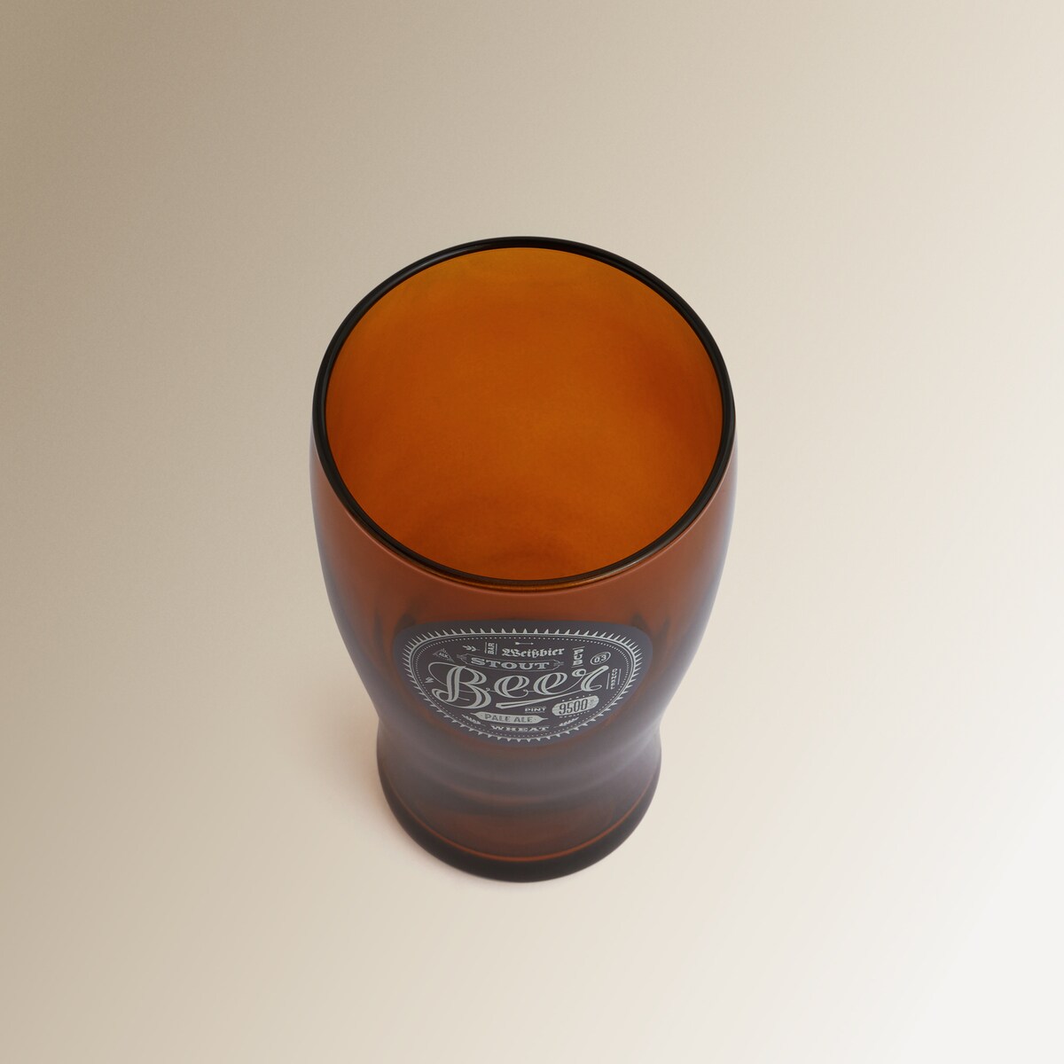 Vaso de cerveza Beer Basics El Corte Inglés Cristal-3