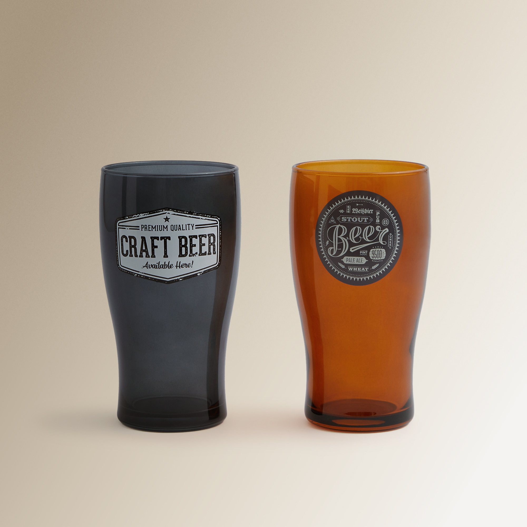 Vaso de cerveza Beer Basics El Corte Inglés Cristal-4