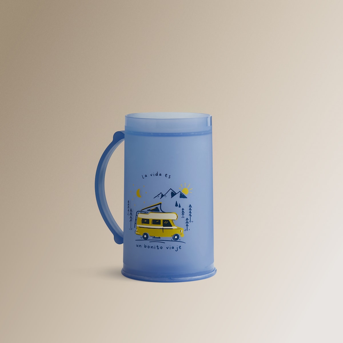 Jarra de cerveza Viaje Basics El Corte Inglés Azul-1