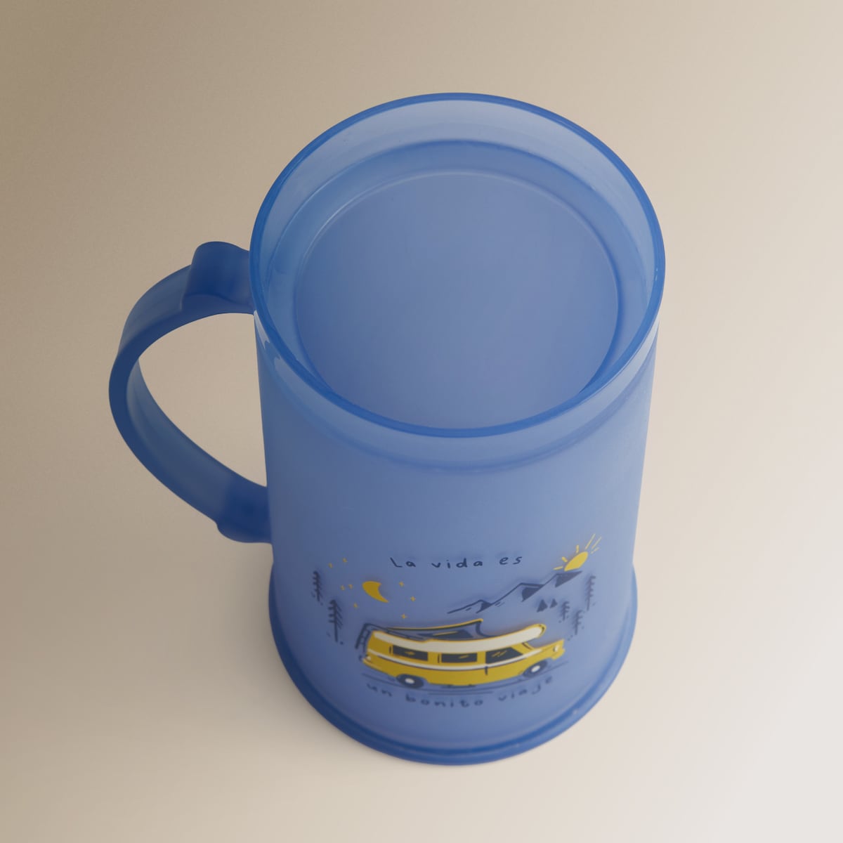 Jarra de cerveza Viaje Basics El Corte Inglés Azul-3