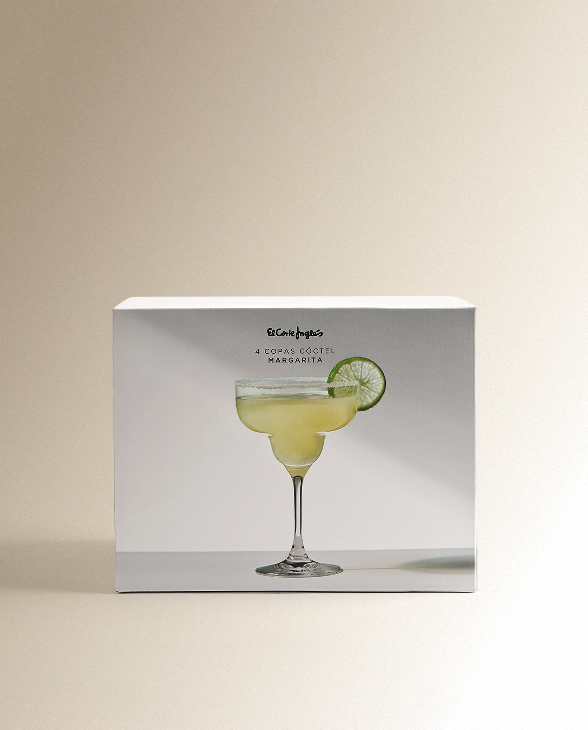 Conjunto de 4 Copos de Margarita Sidney Transparente-5