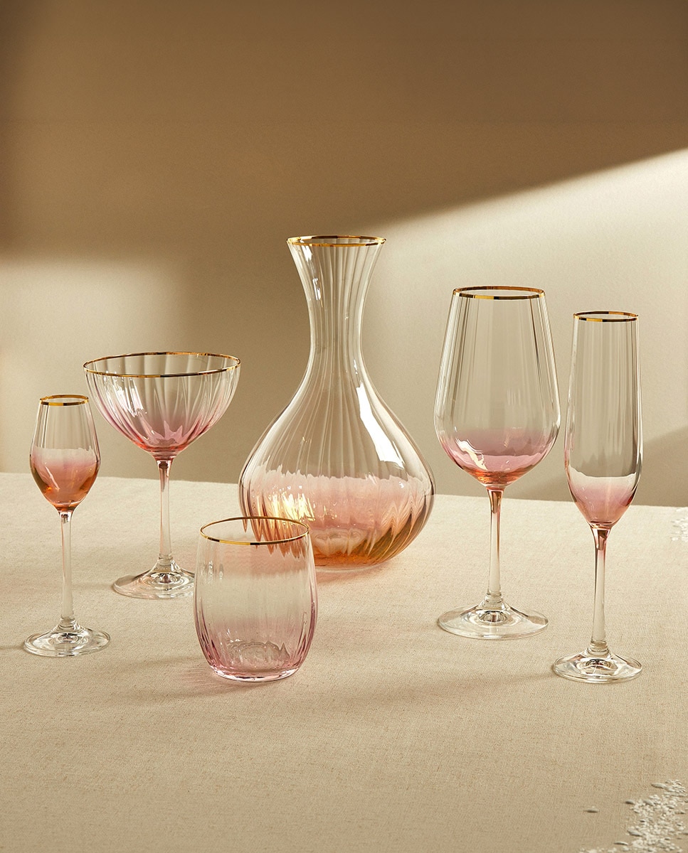 Serviço de cristal por peças Lido Rosa El Corte Inglés 1