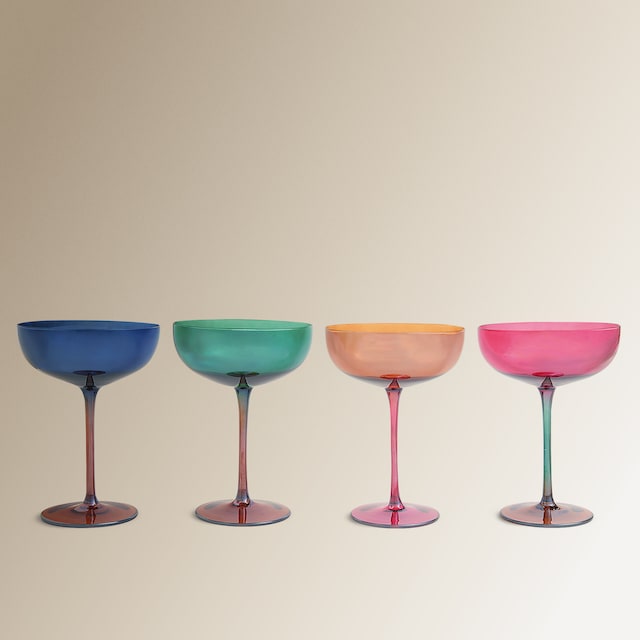 Imagem 0 de Conjunto de 4 Copos de Martini de Cristal Berlín