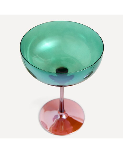 Conjunto de 4 Copos de Martini de Cristal Berlín Multicolor-2