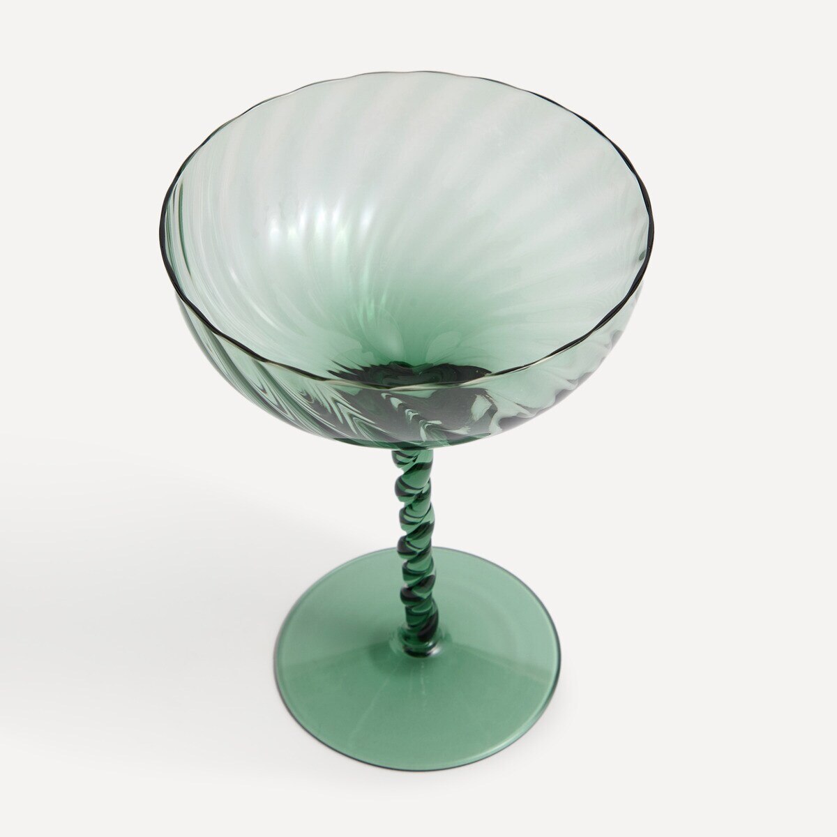 Copa de Martini de cristal Garda El Corte Inglés - Verde Verde-2