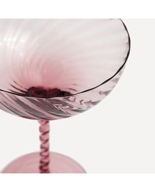 Copo de Martini de Cristal Garda Violeta-2