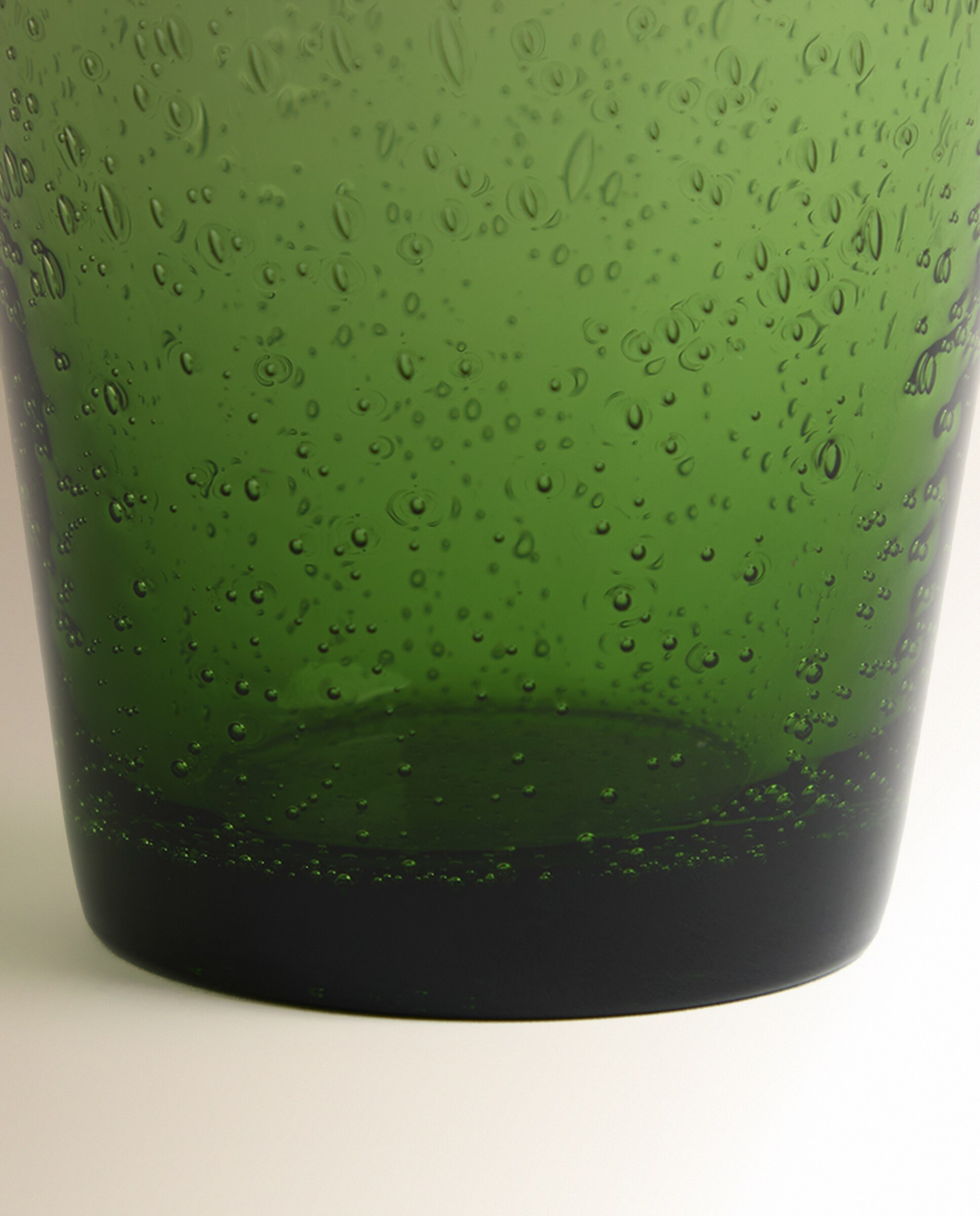 Vaso de agua de vidrio cónico Niza - Verde Verde-4