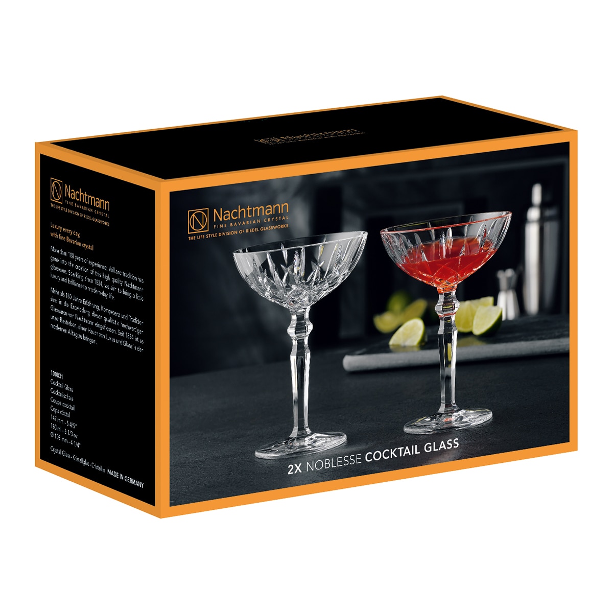 Conjunto de 2 copos de cocktail Noblesse Nachtmann Transparente-2