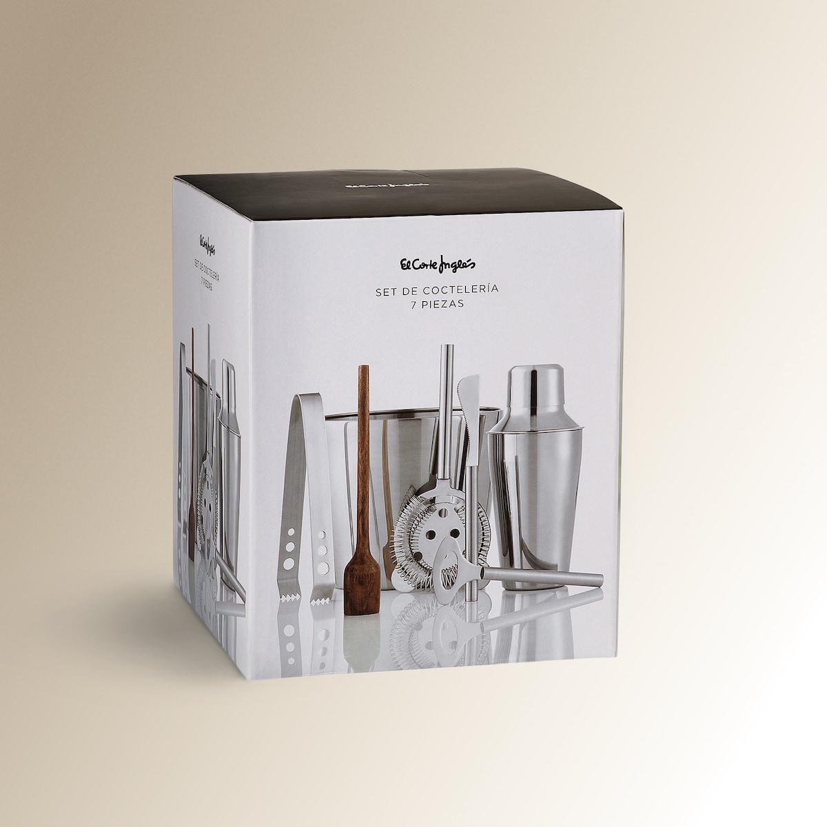 Conjunto de cocktail 7 peças Chicago El Corte Inglés Aço-1