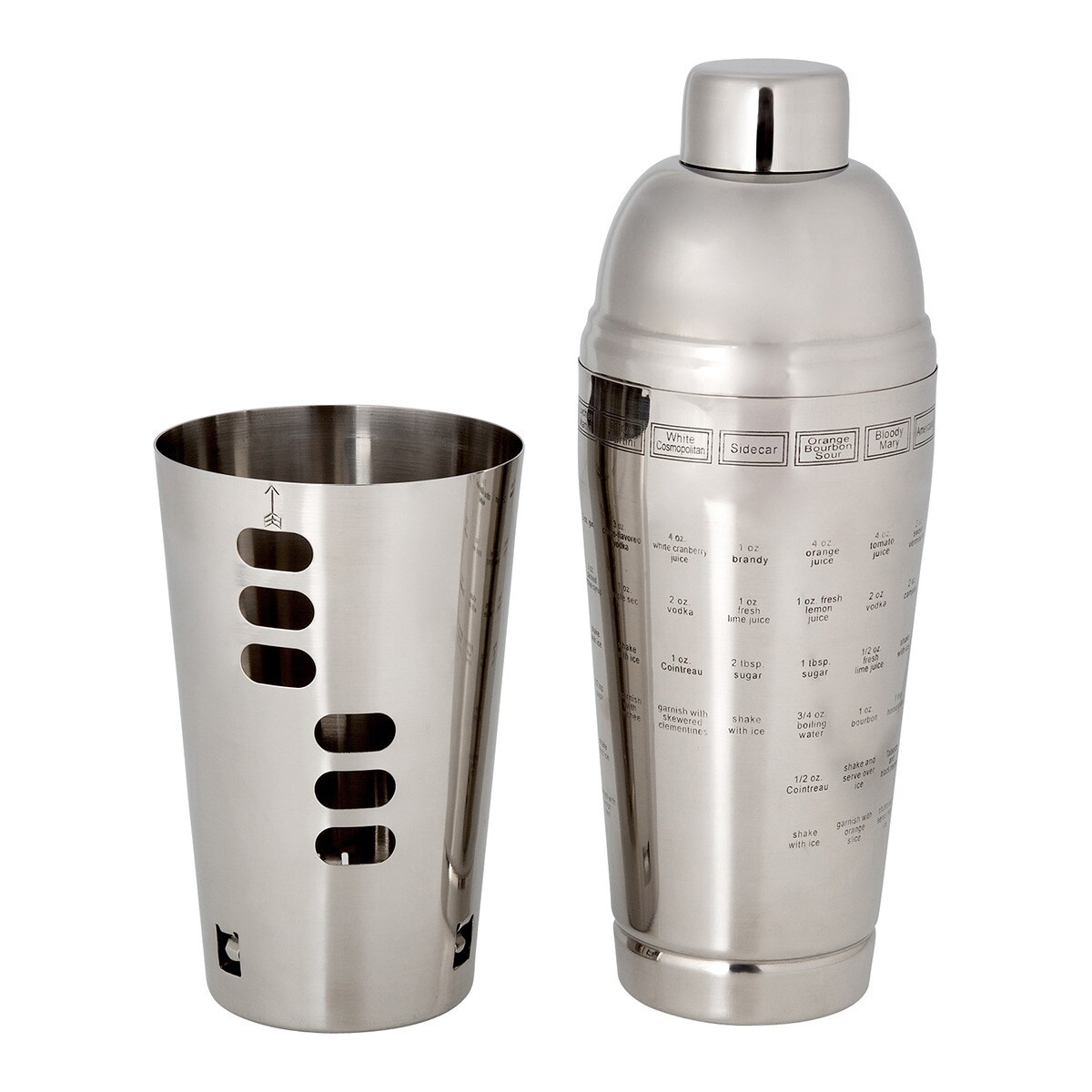 Shaker com receitas Chicago El Corte Inglés Aço-2
