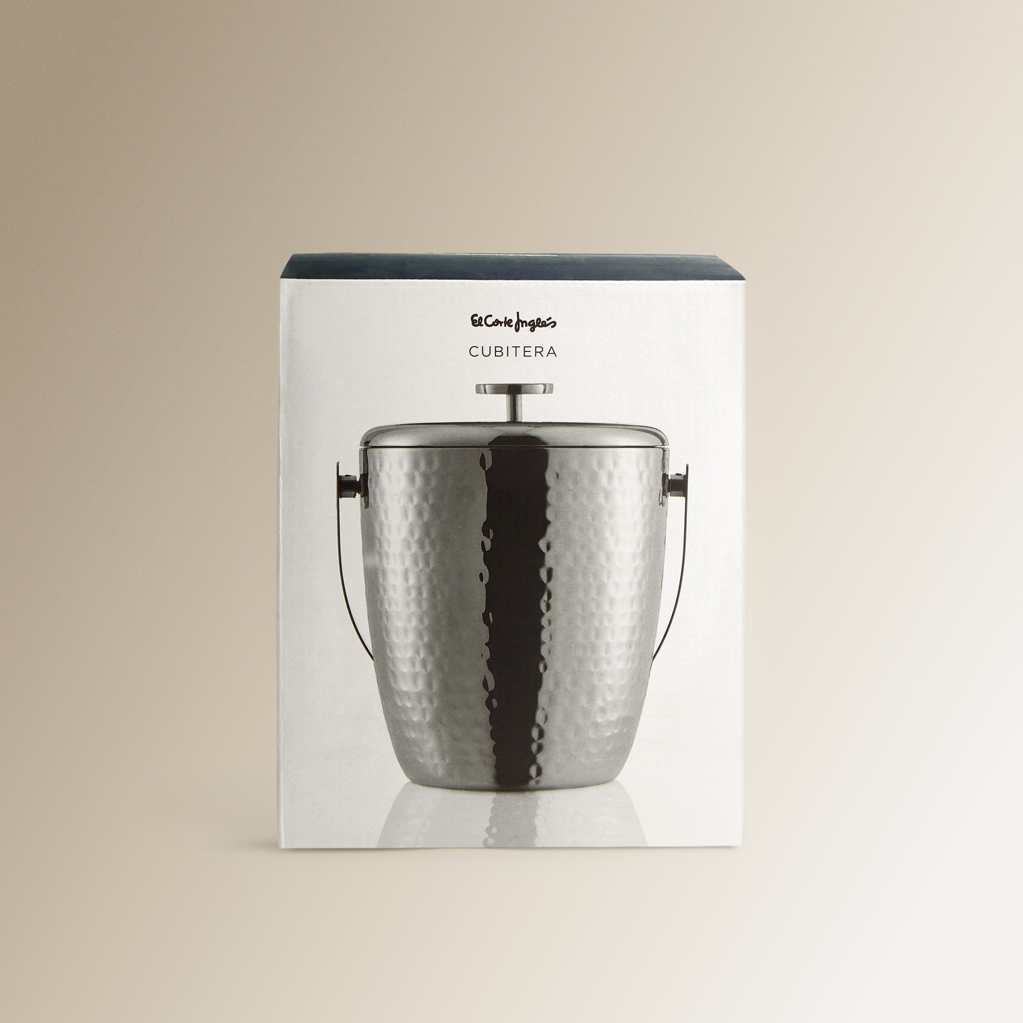 Balde de gelo Martelé El Corte Inglés Aço-4