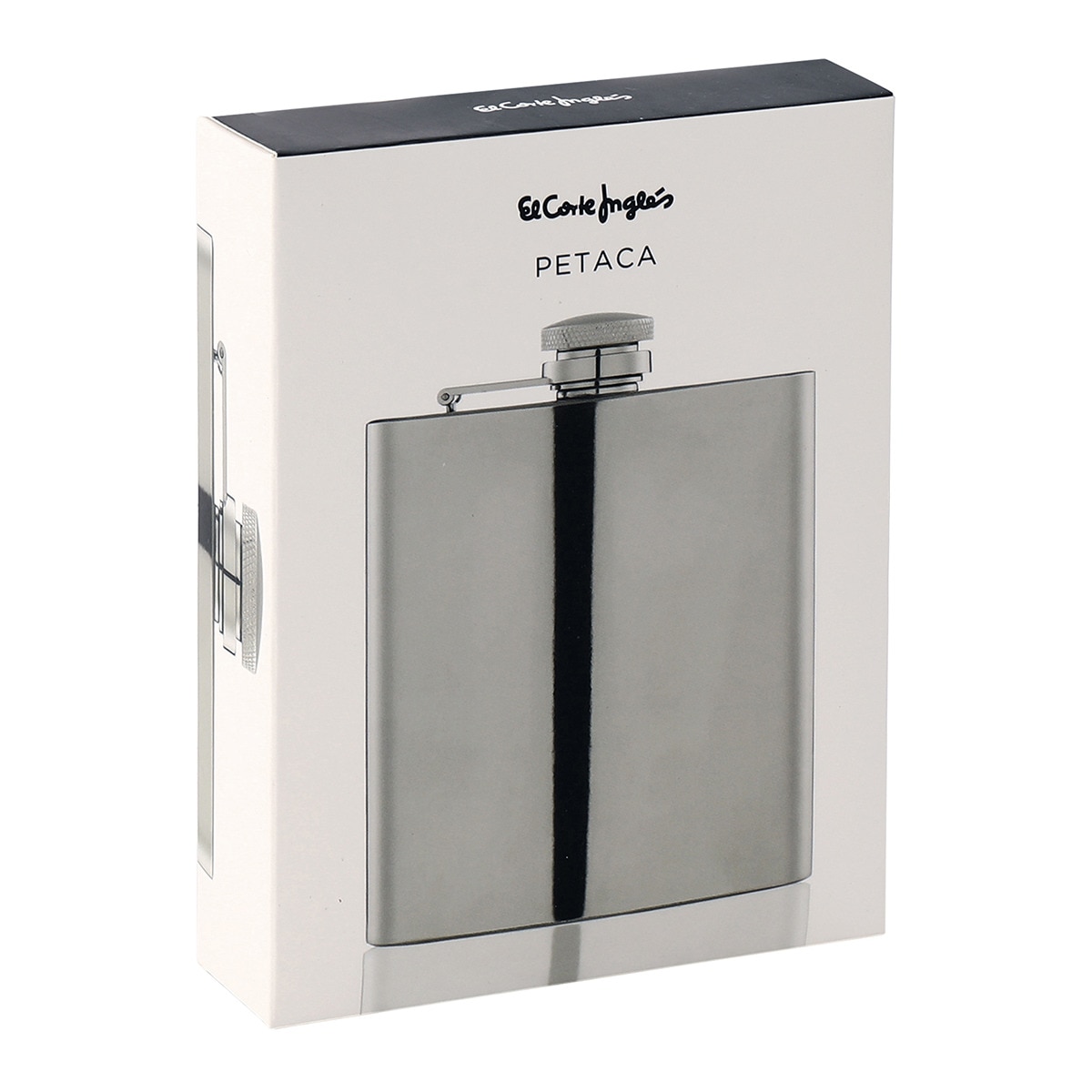 Garrafa de bolso El Corte Inglés Manhattan Aço-3