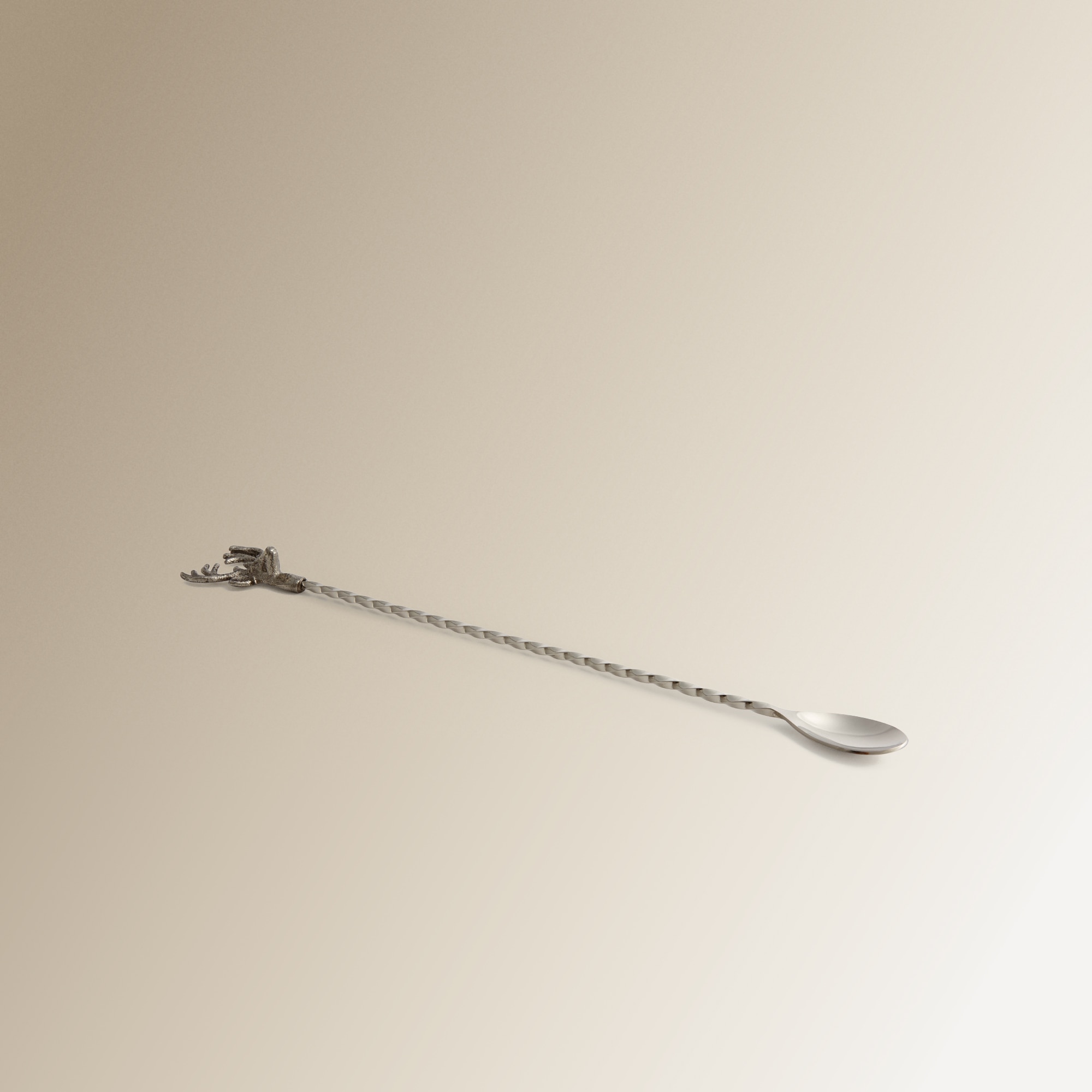 Imagen 3 de Cuchara de cocktail con ciervo El Corte Inglés - Plata Plata