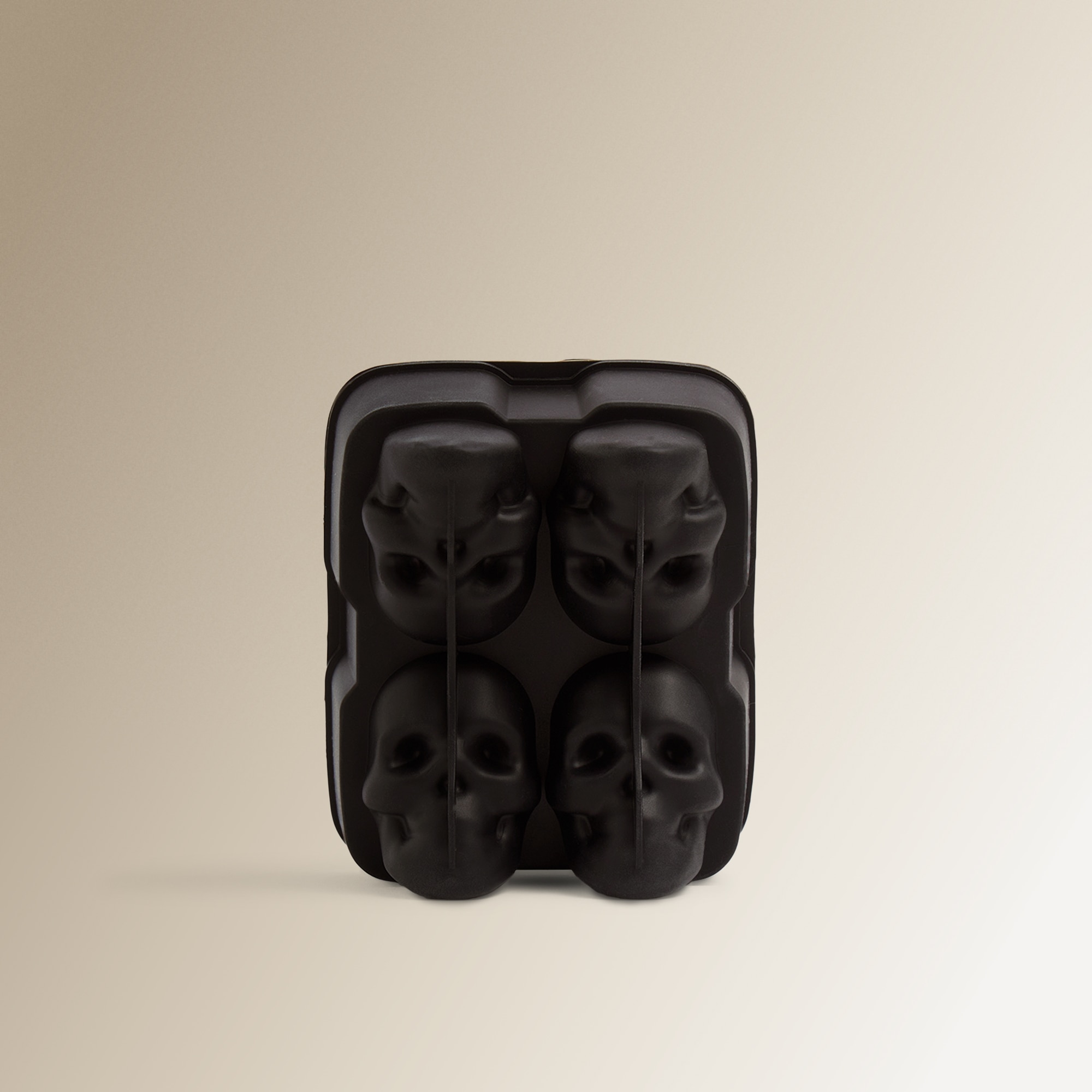 Moldes de Gelo Caveiras Manhattan Preto-1