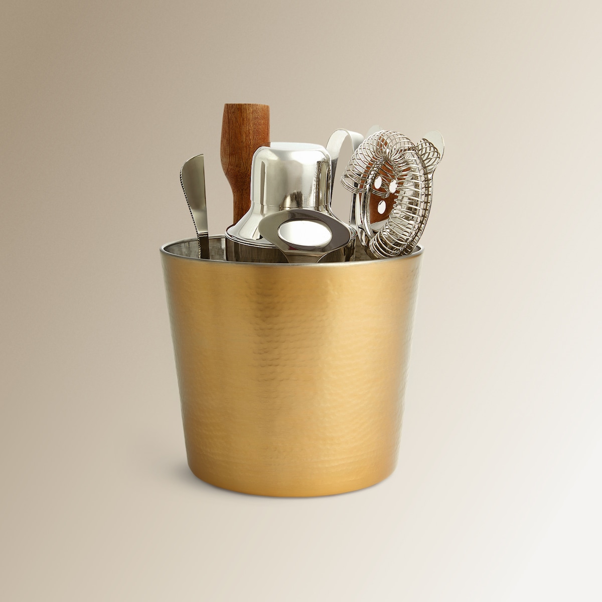 Conjunto de Acessórios para Coquetel Lincoln Ouro-1