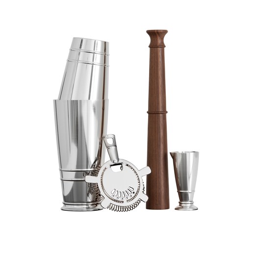Set de 4 accesorios de coctelería Signature Fortessa