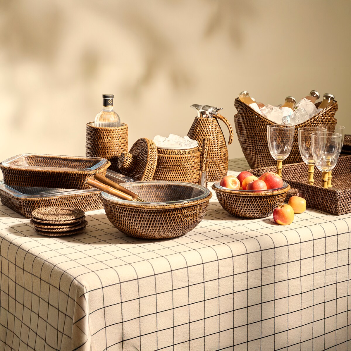 Champanera Rattan Andrea House Marrón-5