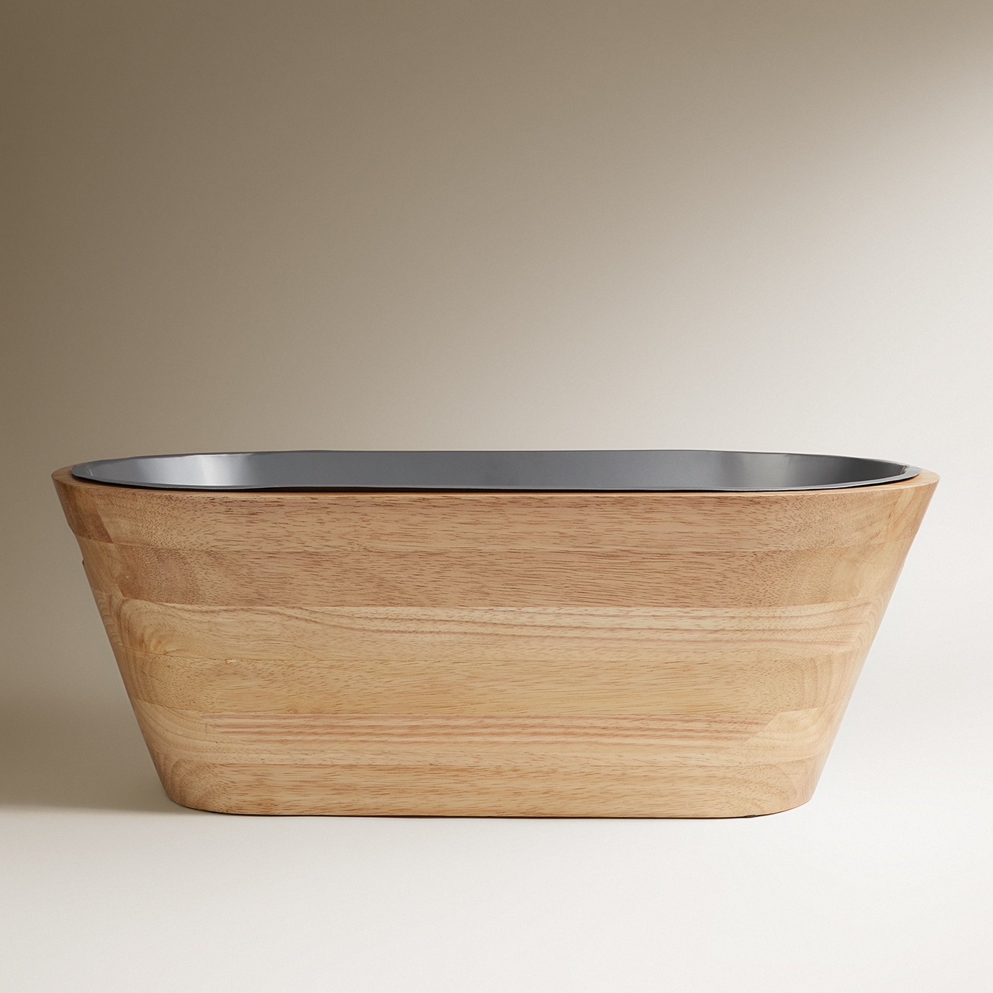 Balde de Champanhe de Madeira Ibiza Natural-1