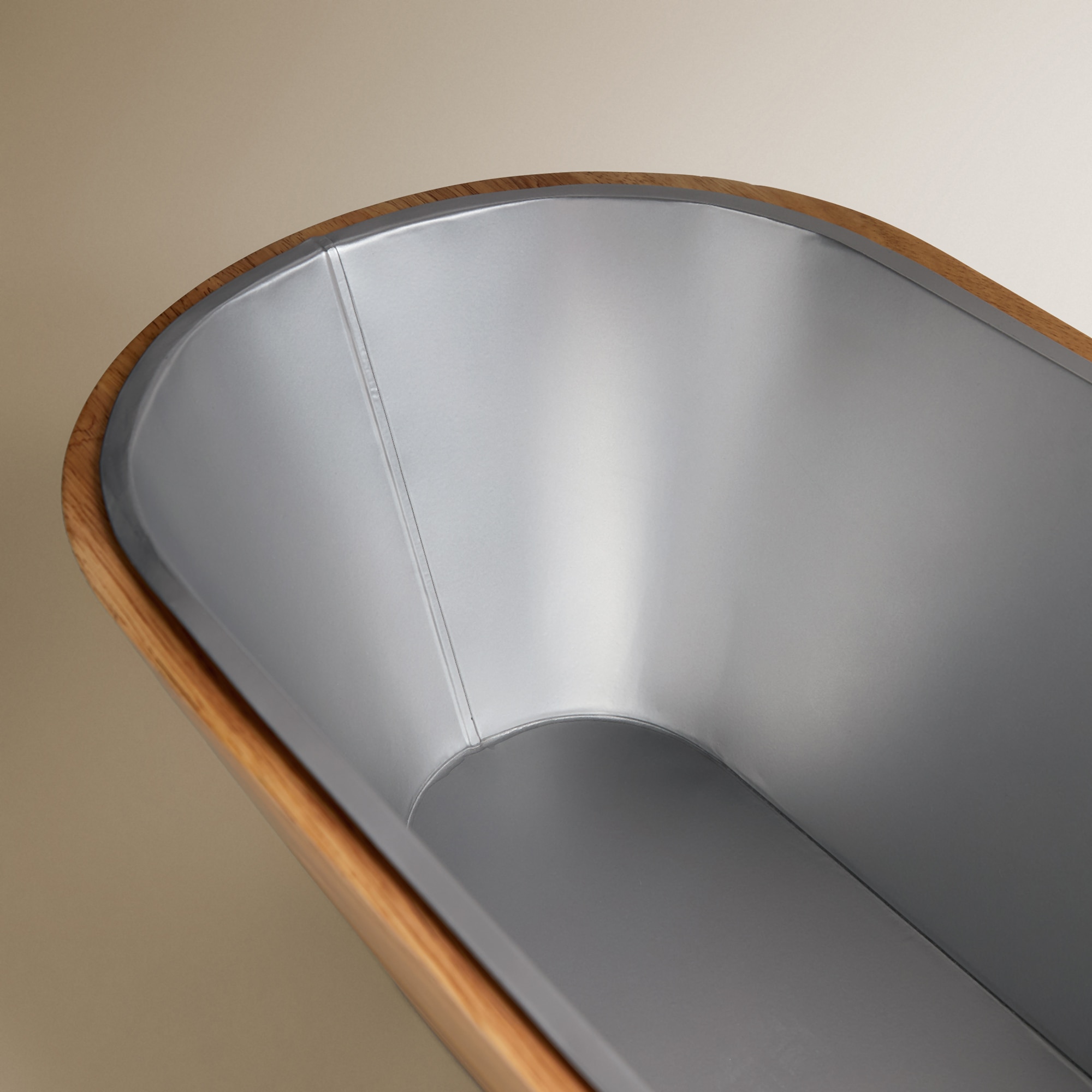 Balde de Champanhe de Madeira Ibiza Natural-2