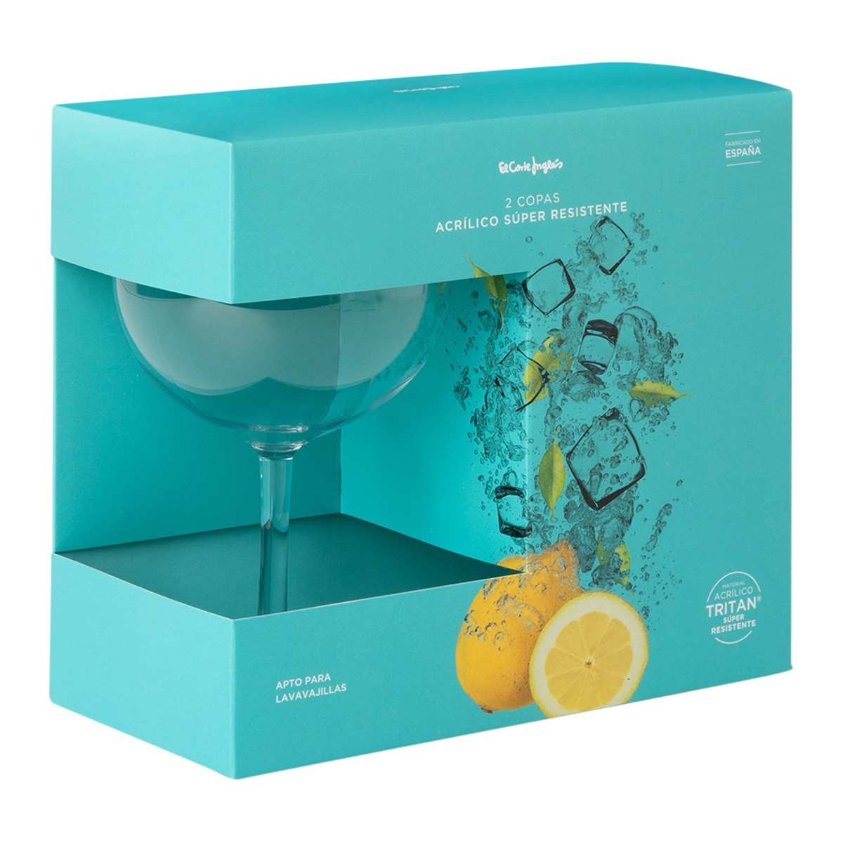 Jogo de 2 copos Gin Tonic Mónaco Transparente-6