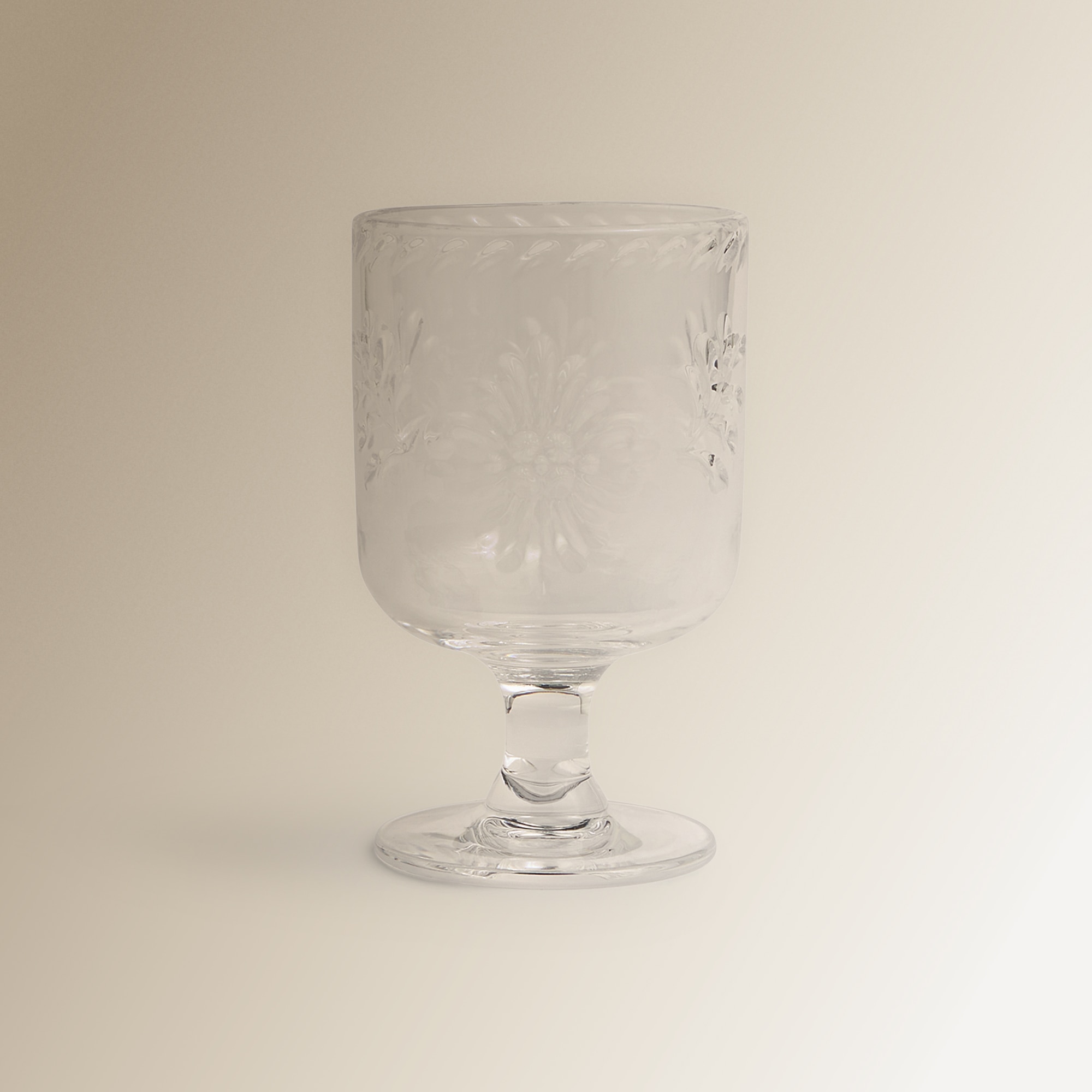 Copo de Vinho Acrílico Sonora Transparente-1