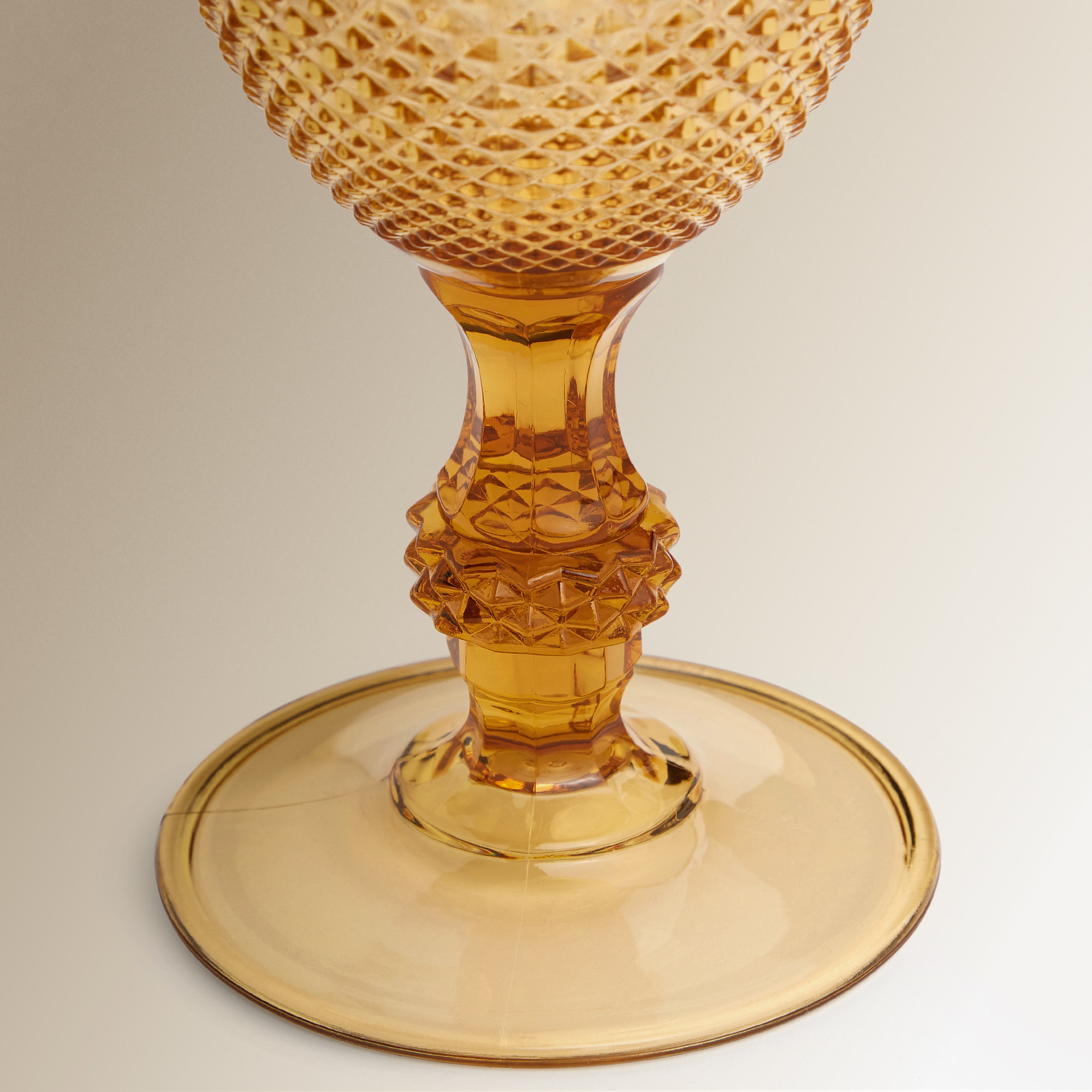 Copo Taça de acrílico Picas El Corte Inglés Âmbar-3